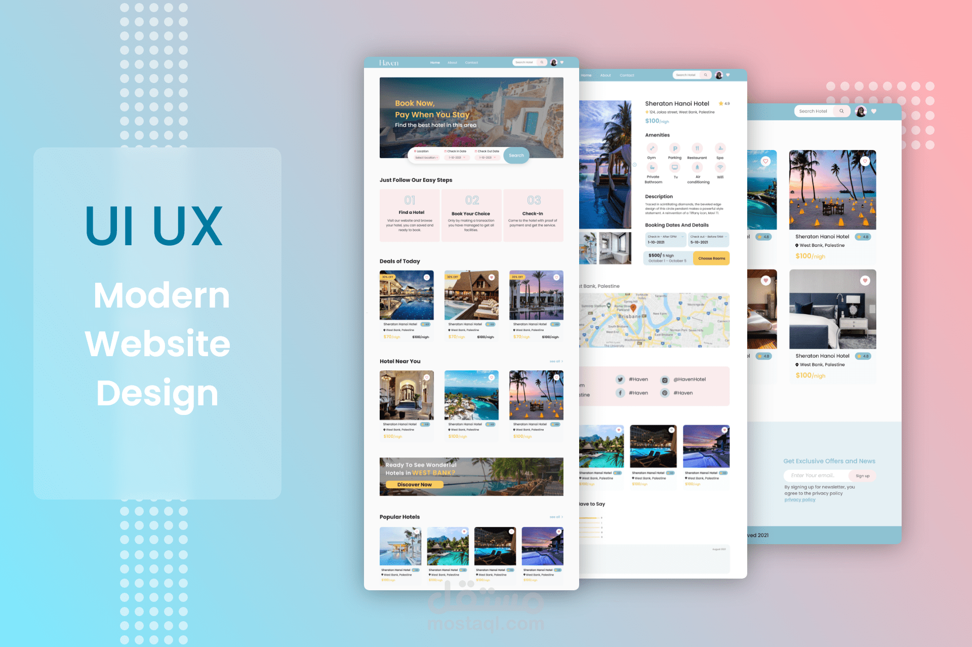 تصميم واجهة مستخدم UI/UX