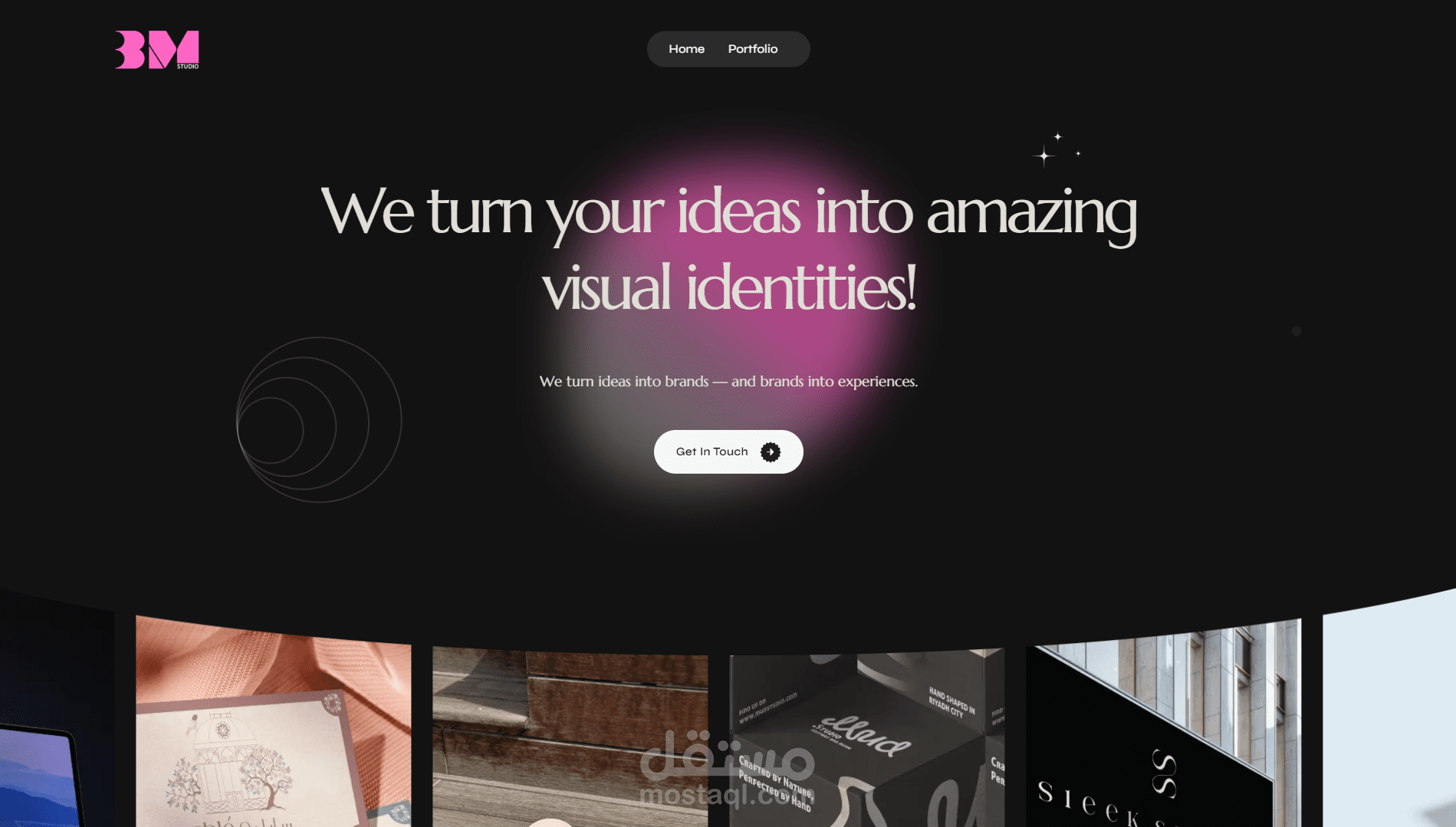 تطوير وتصميم الموقع الرسمي لشركة 3M Studio للبراندينغ والخدمات الإعلانية