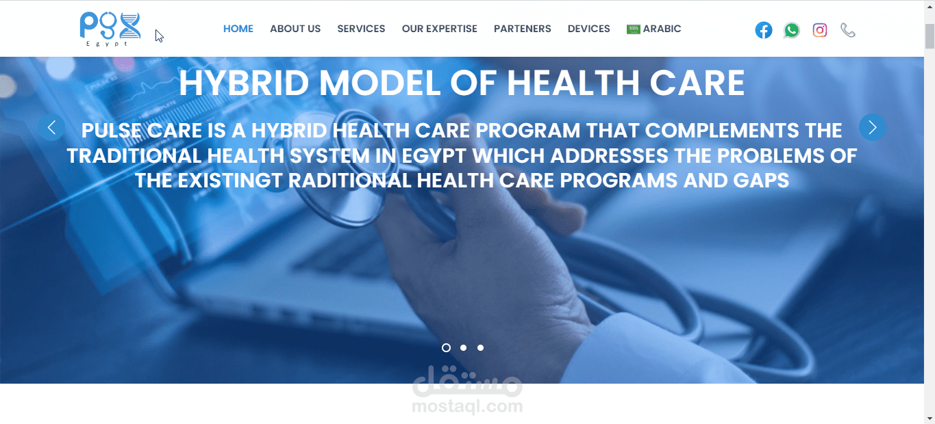 Hospital Website