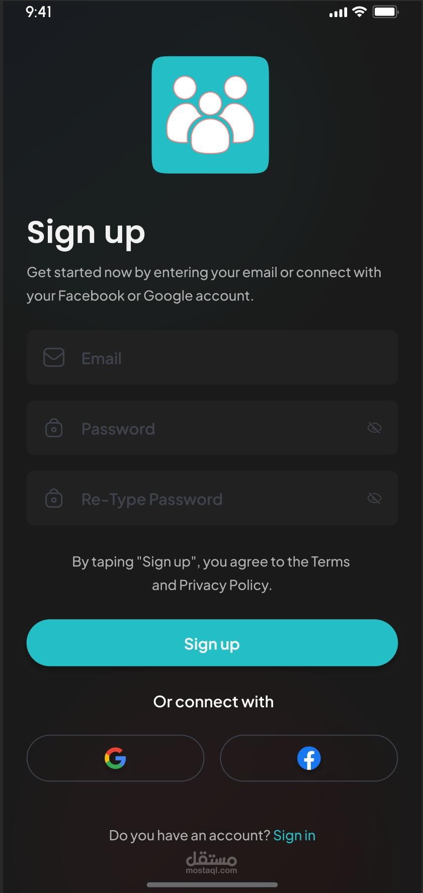 UI Apps Login