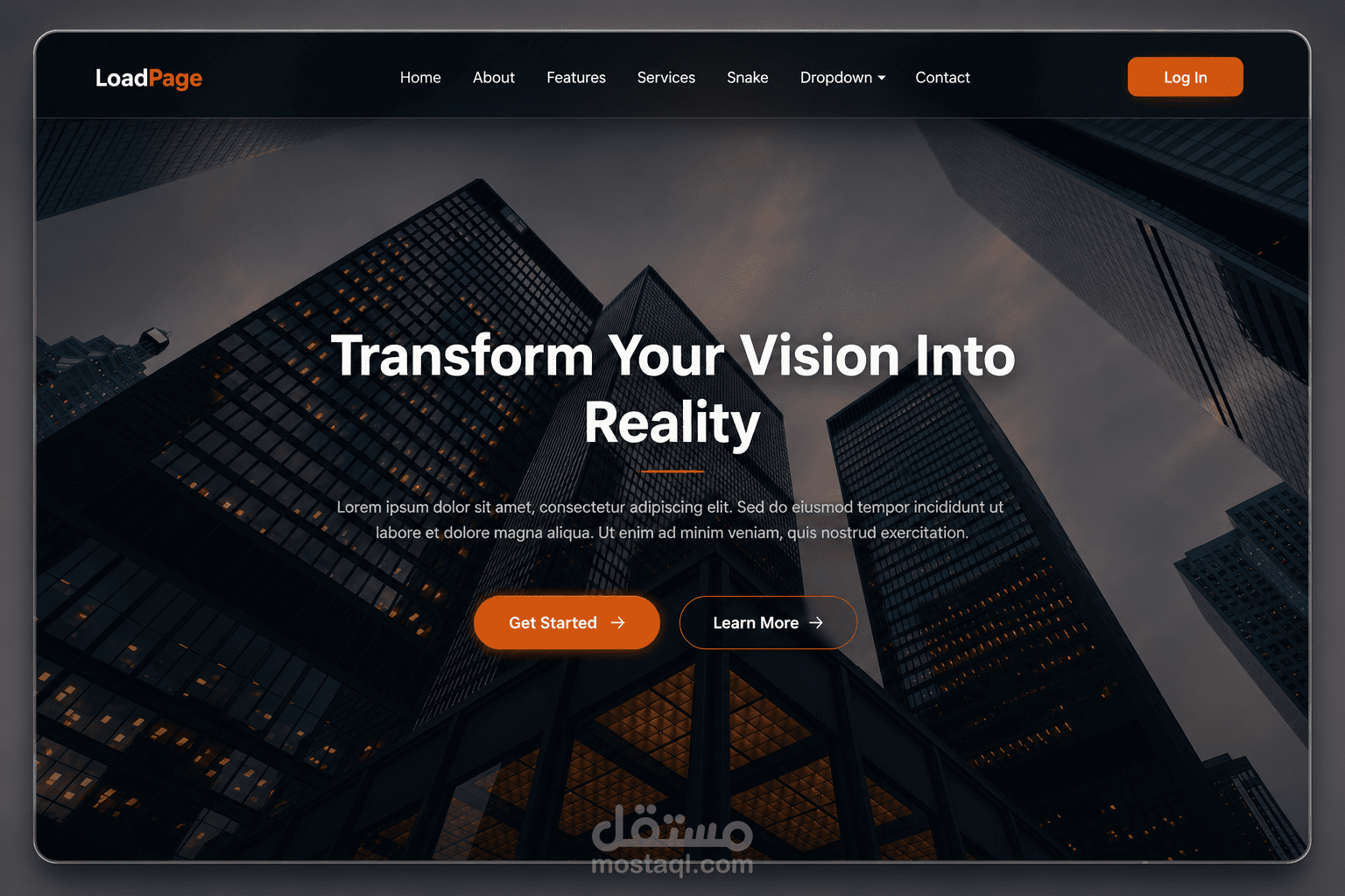 Landing Page احترافية للشركات والخدمات الرقمية