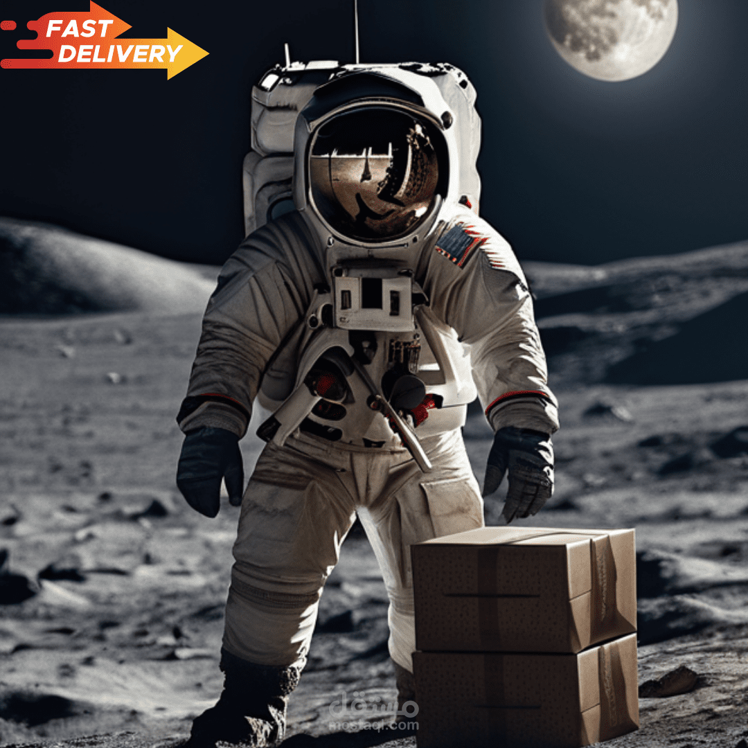 تصميم إبداعي لشركة دلفري ناشئة