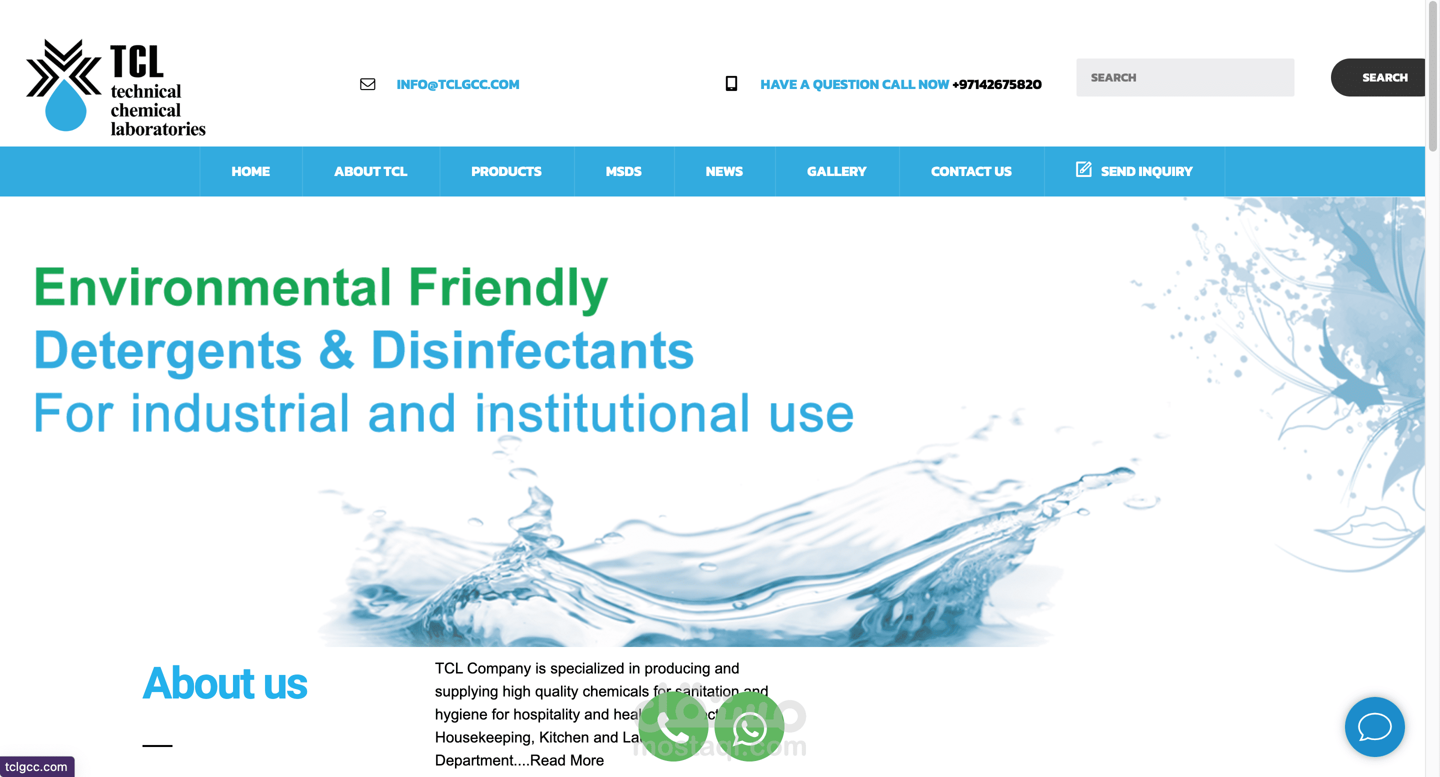 TCL Detergents LLC Website