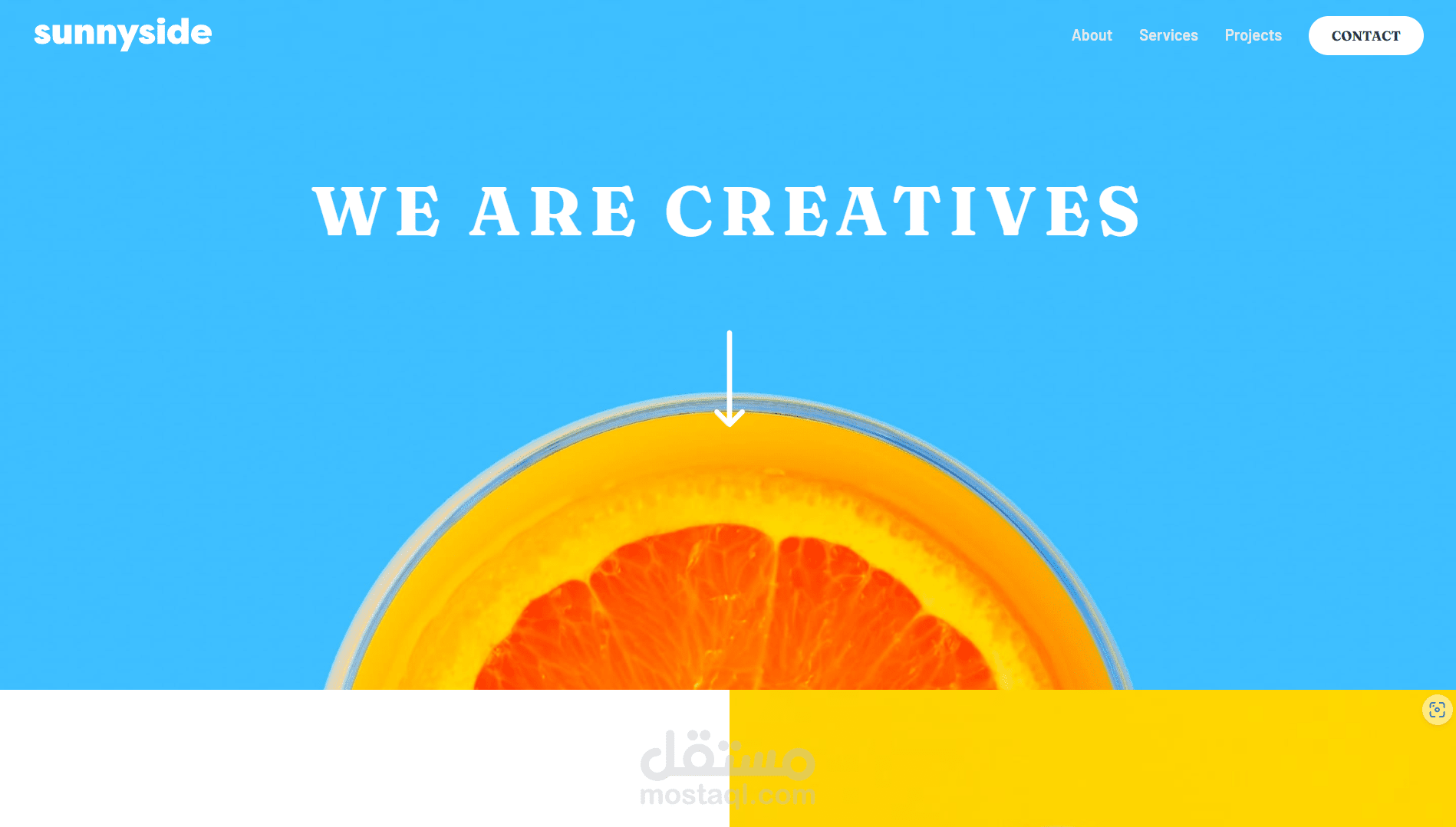 Agency Landing Page (SunnySide)
