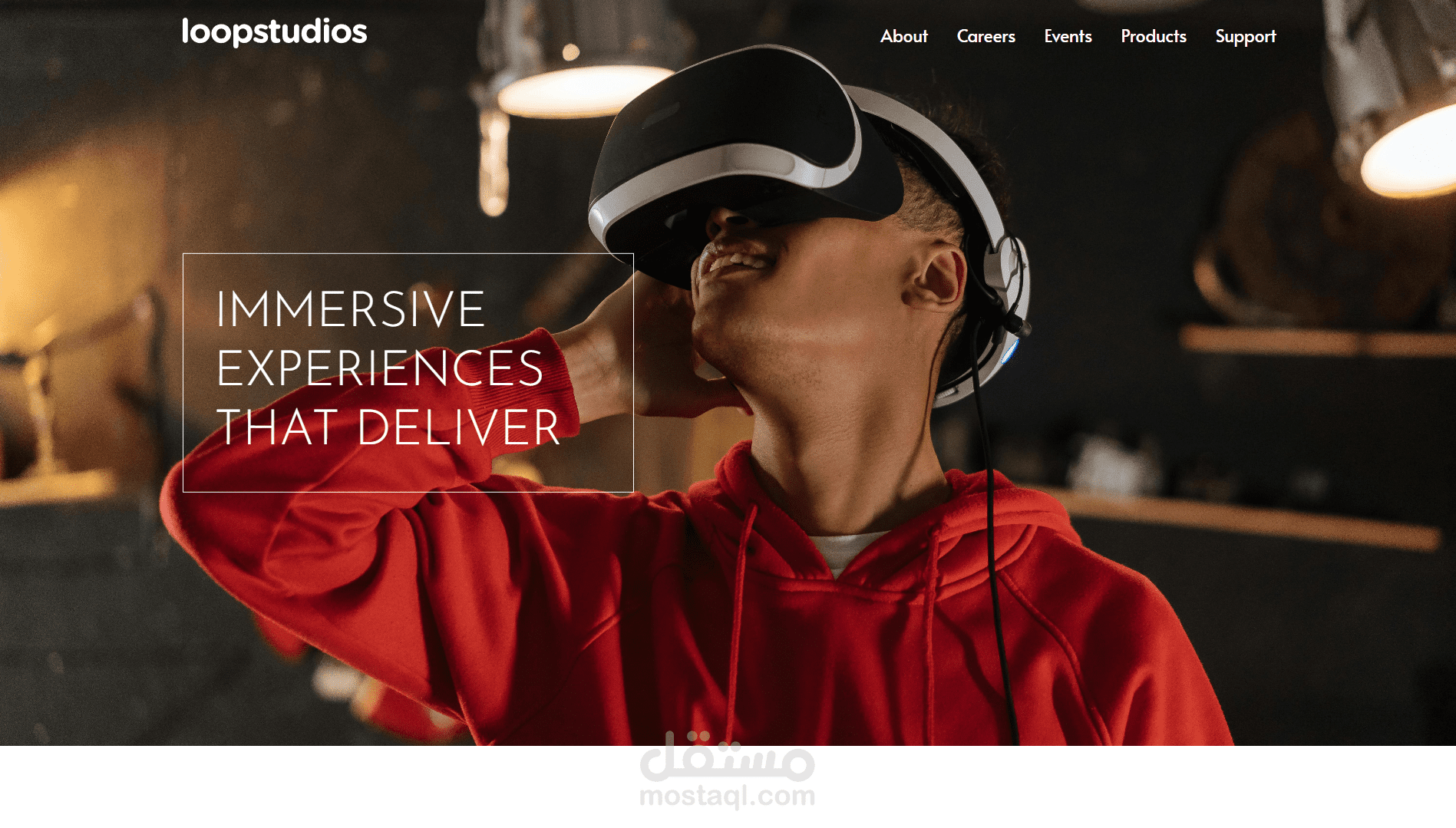 Loopstudios Landing Page