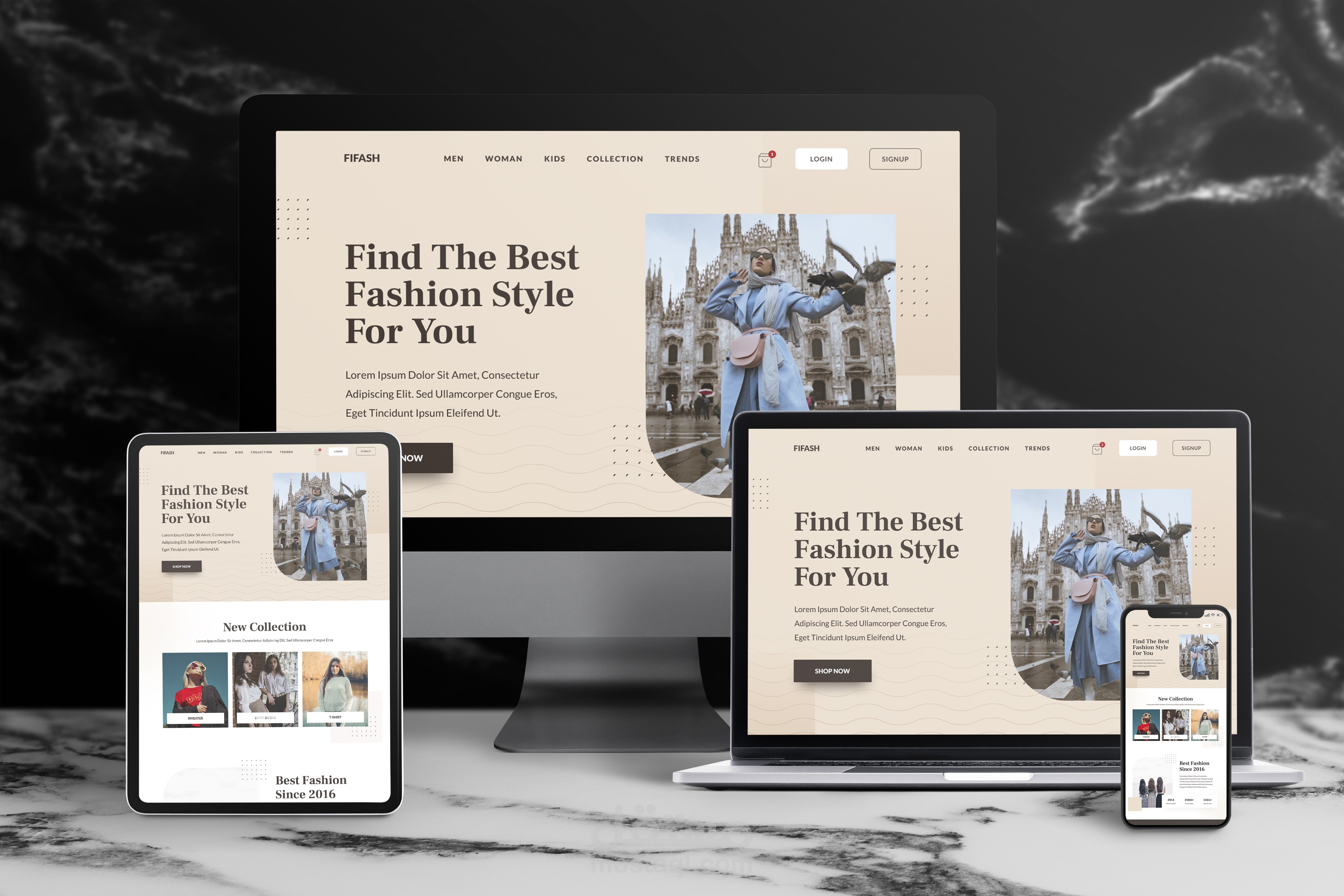 FIFASH | E-Commerce Website | UI design