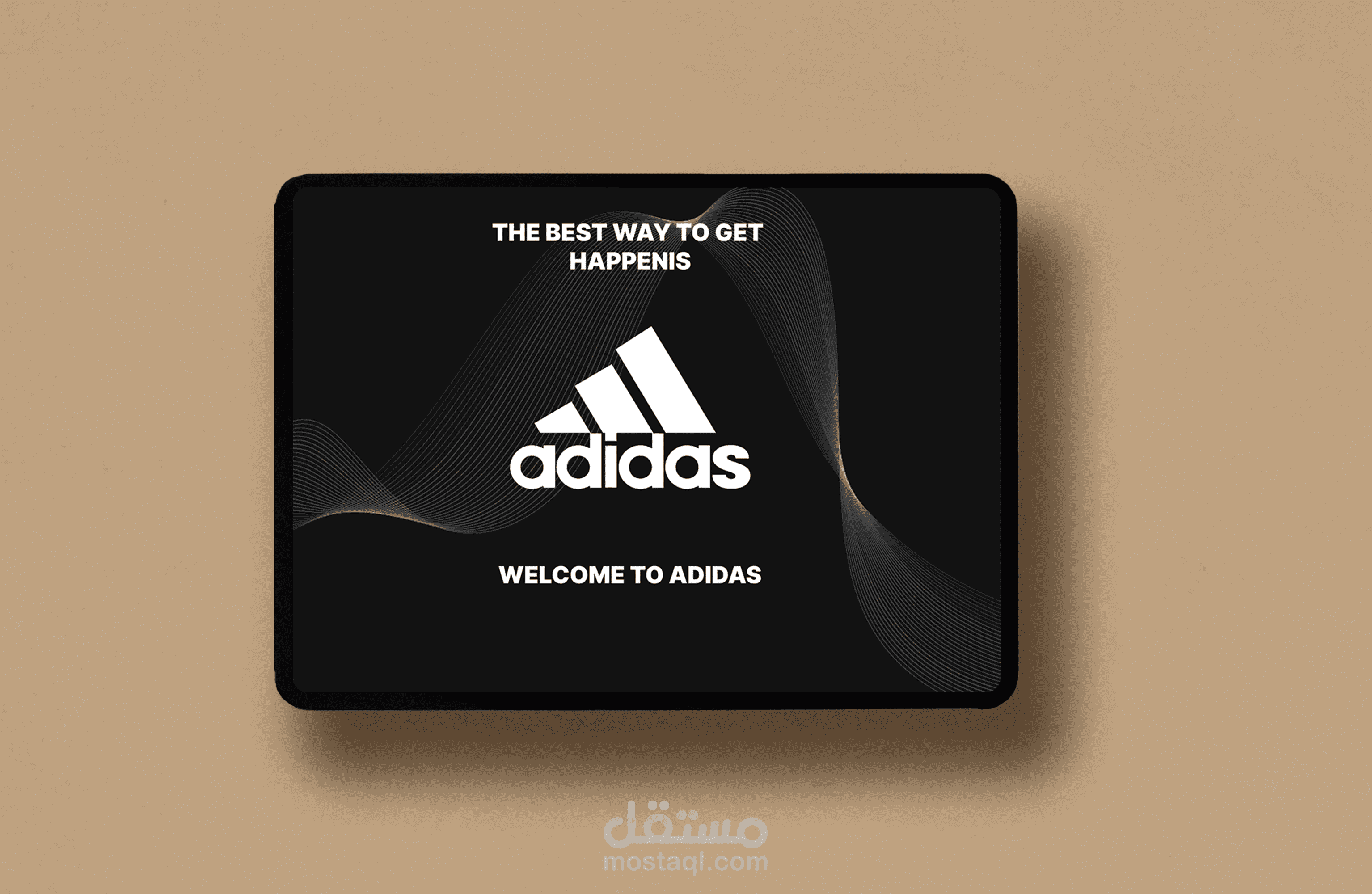 تصميم موقع الكتروني لشركة adidas