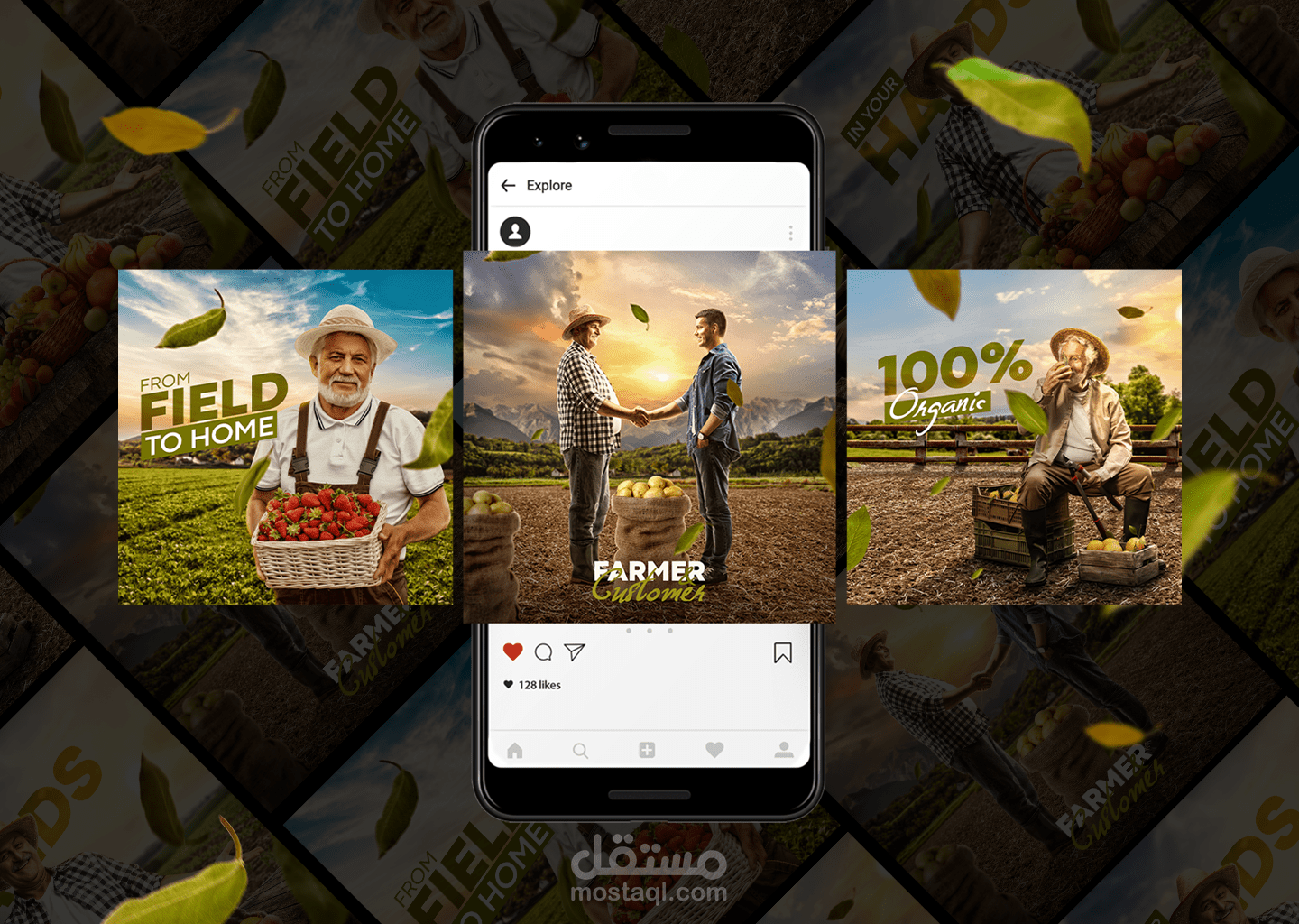 Farm social media design