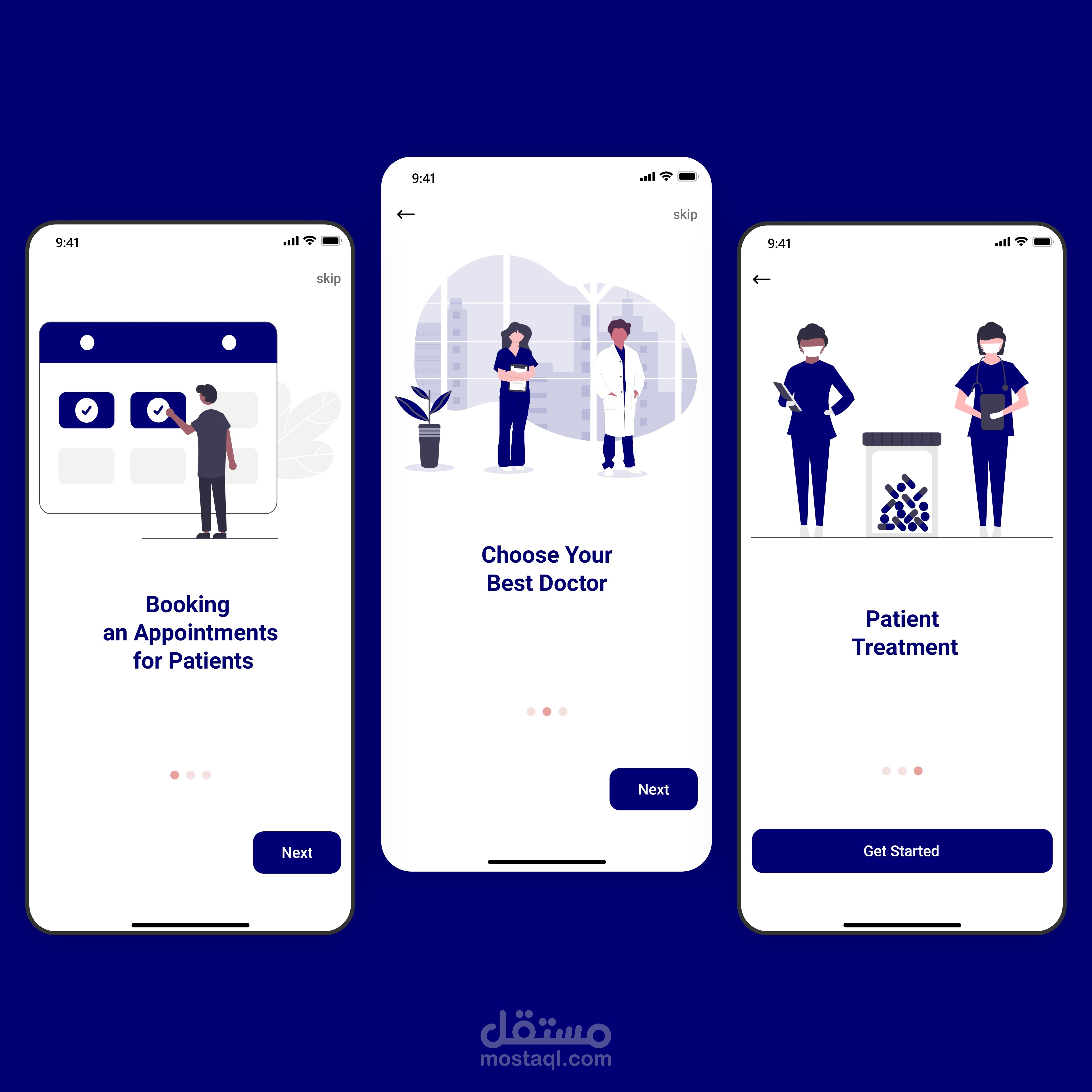 Onboarding - Dental clinic app