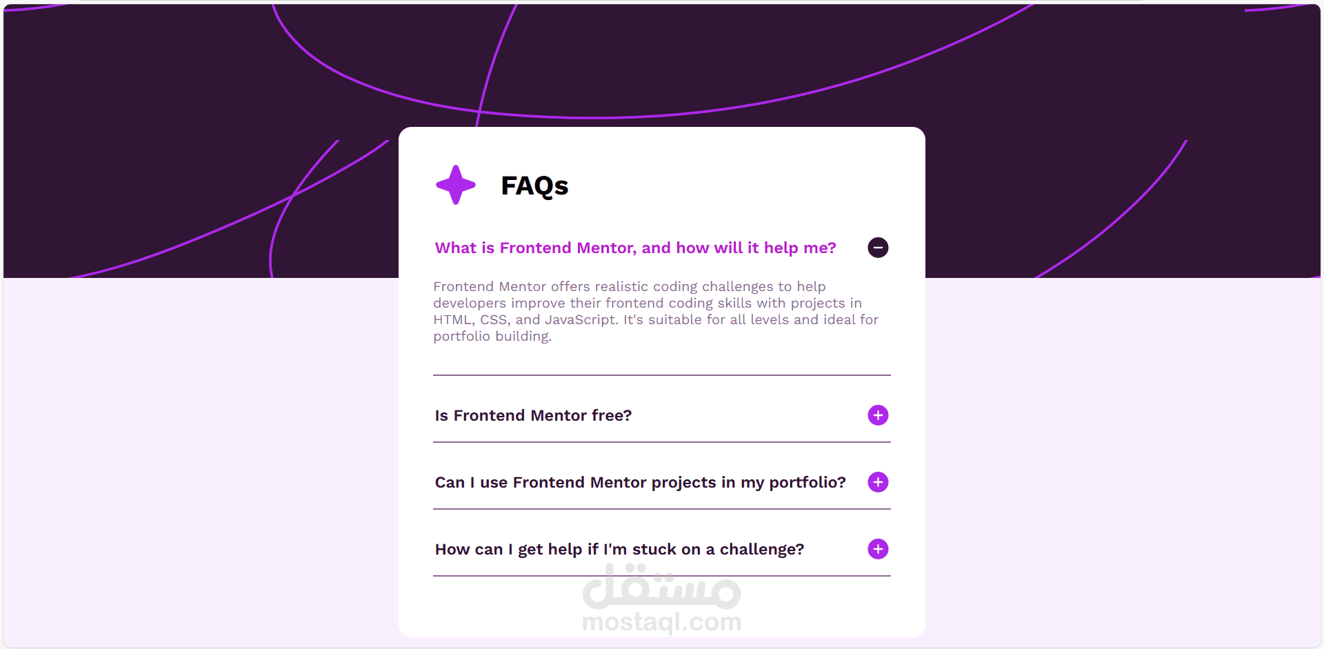 FAQ Accordion