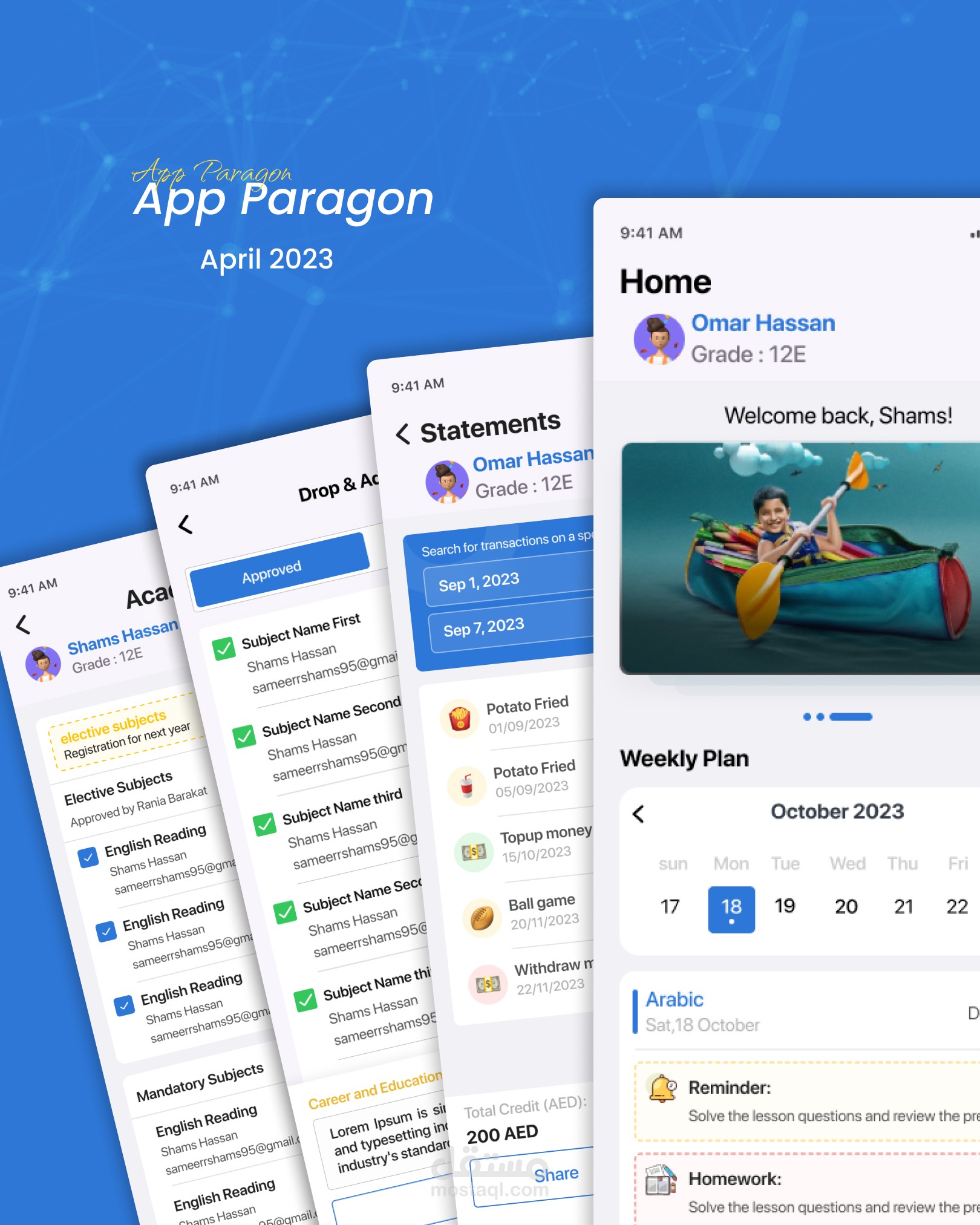 App Paragon  &Mockup ( app store & google play