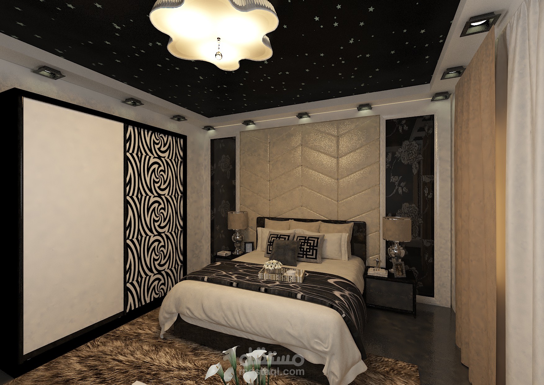 تصميم غرفة نوم رئيسية