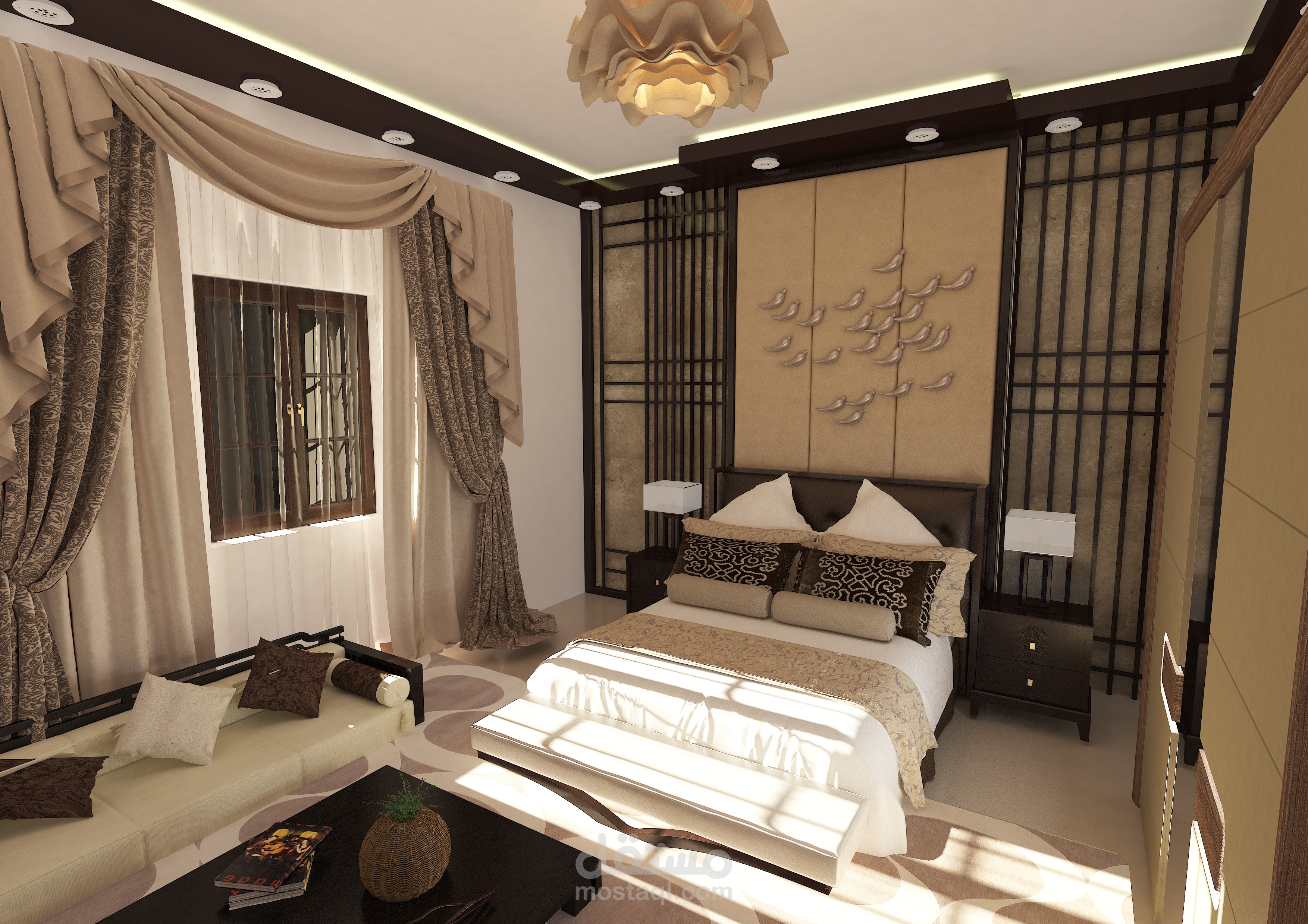 تصميم غرفة نوم رئيسية