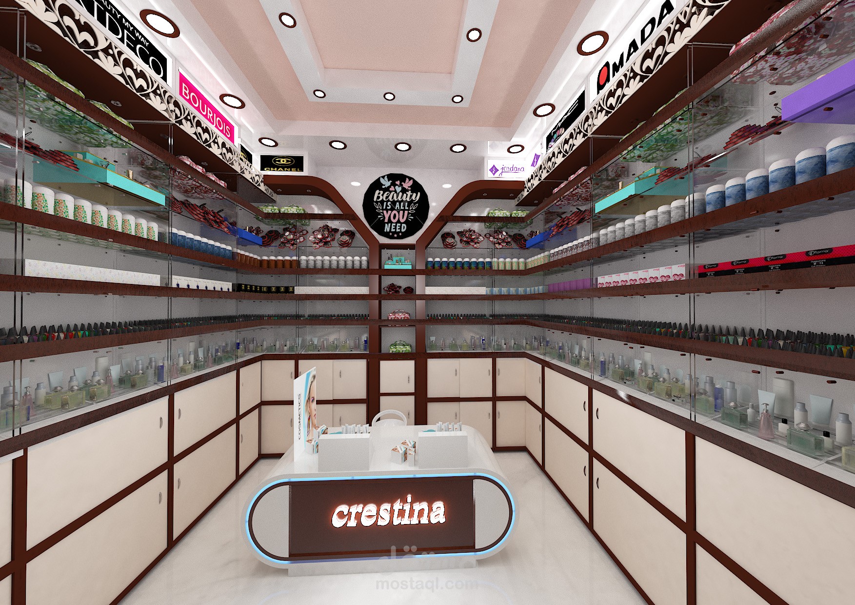 تصميم محل make up