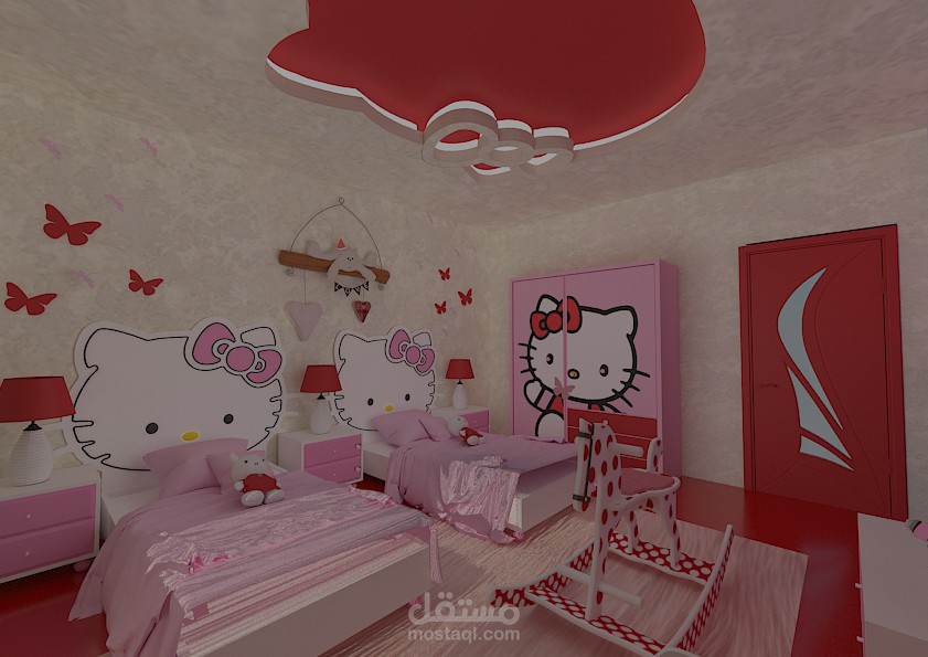 تصميم غرفة نوم اطفال