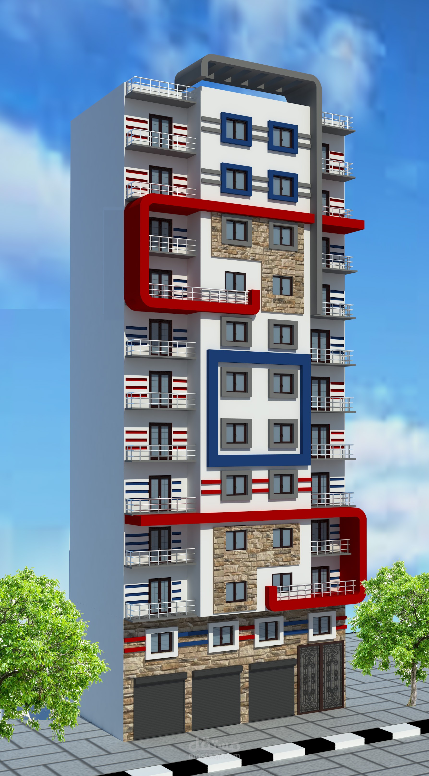 تصميم واجهه مودرن