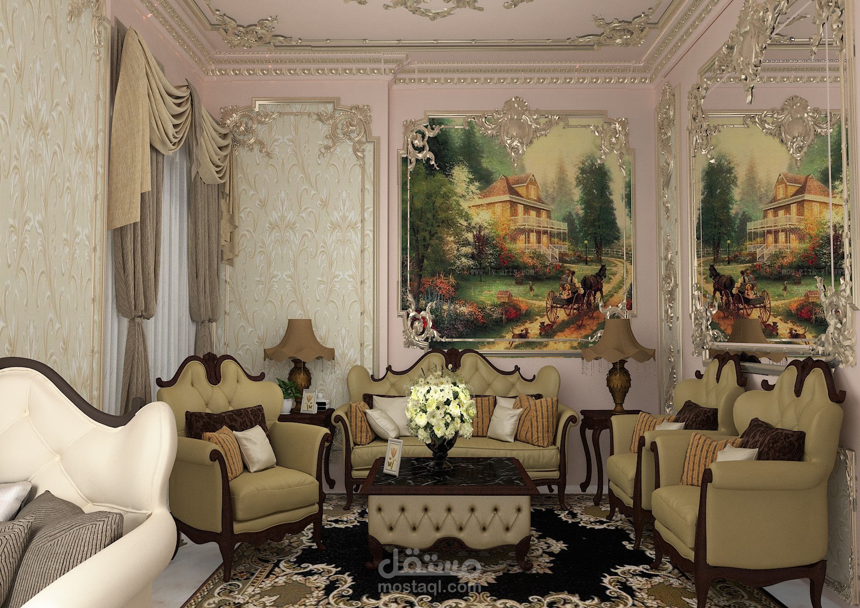 تصميم ريسبشن كلاسيك