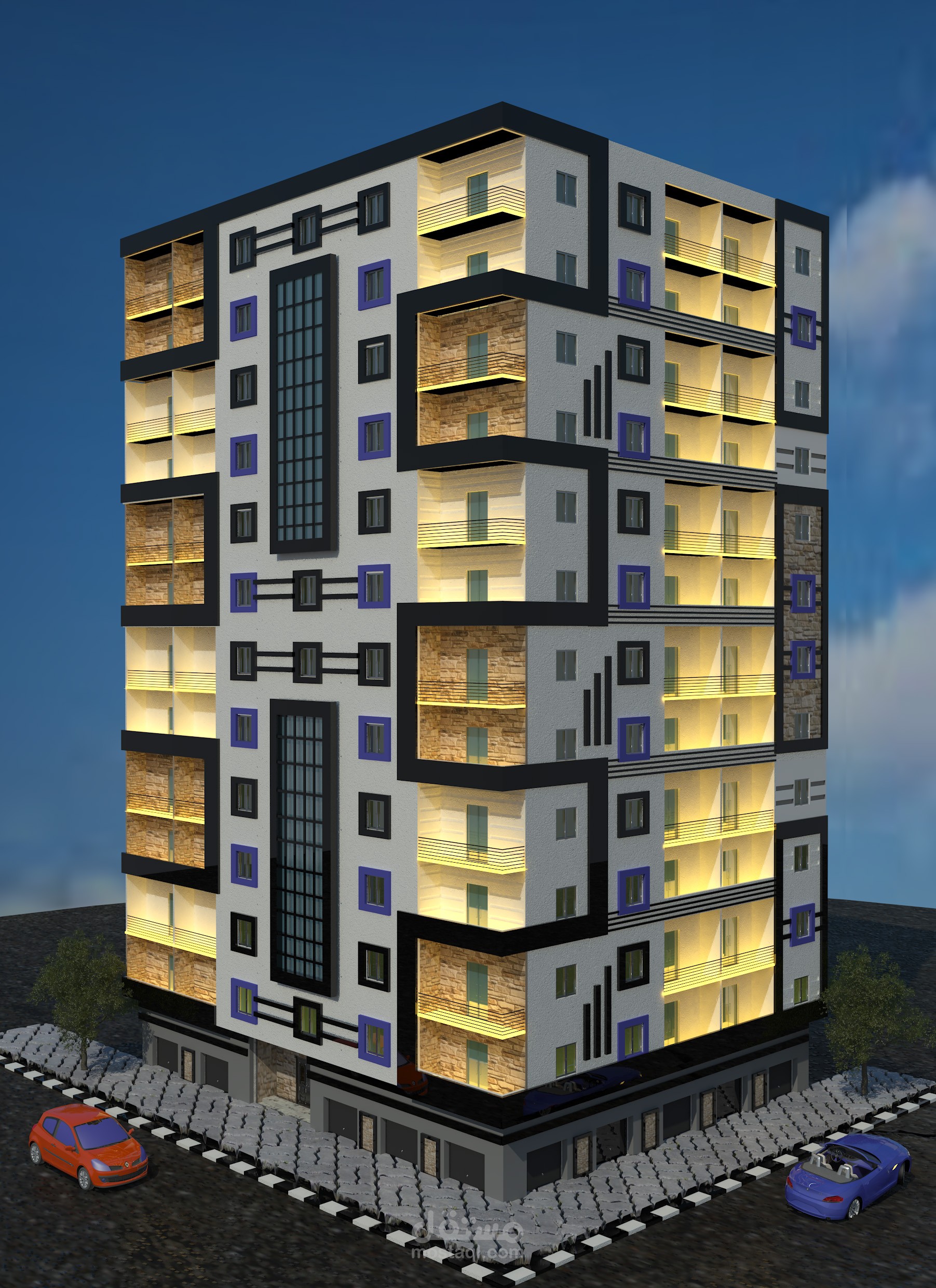 تصميم واجهه مودرن