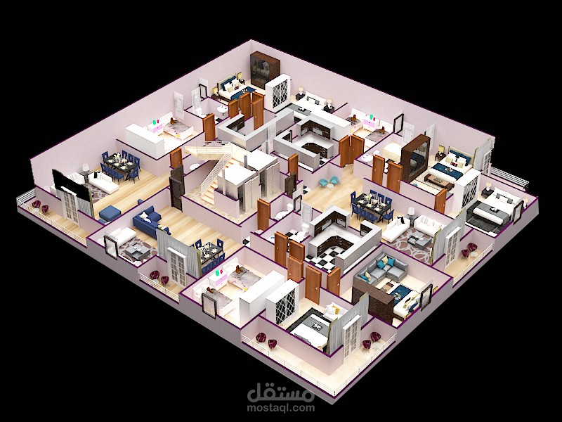 تصميم 3d plan