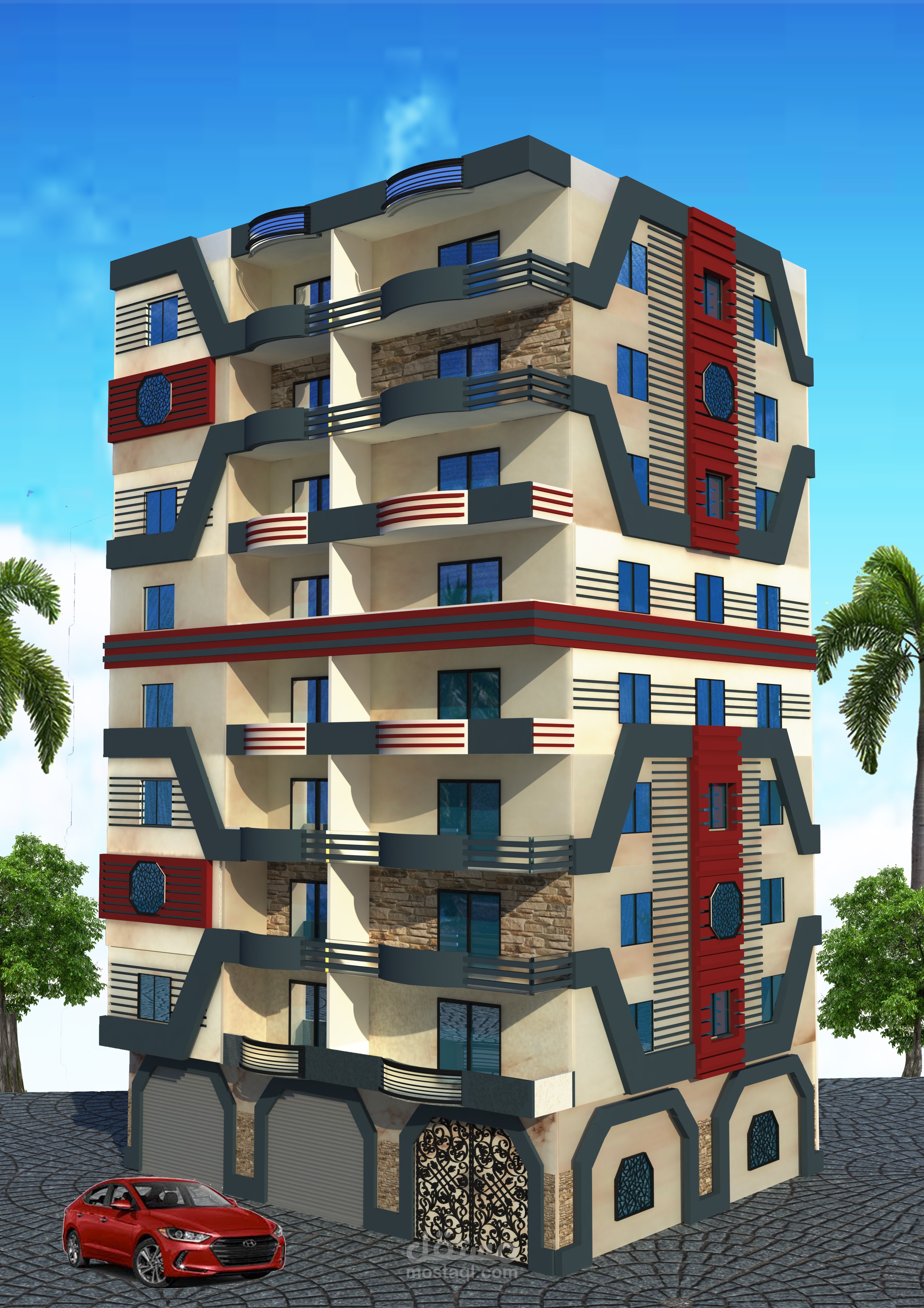 تصميم واجهه مودرن