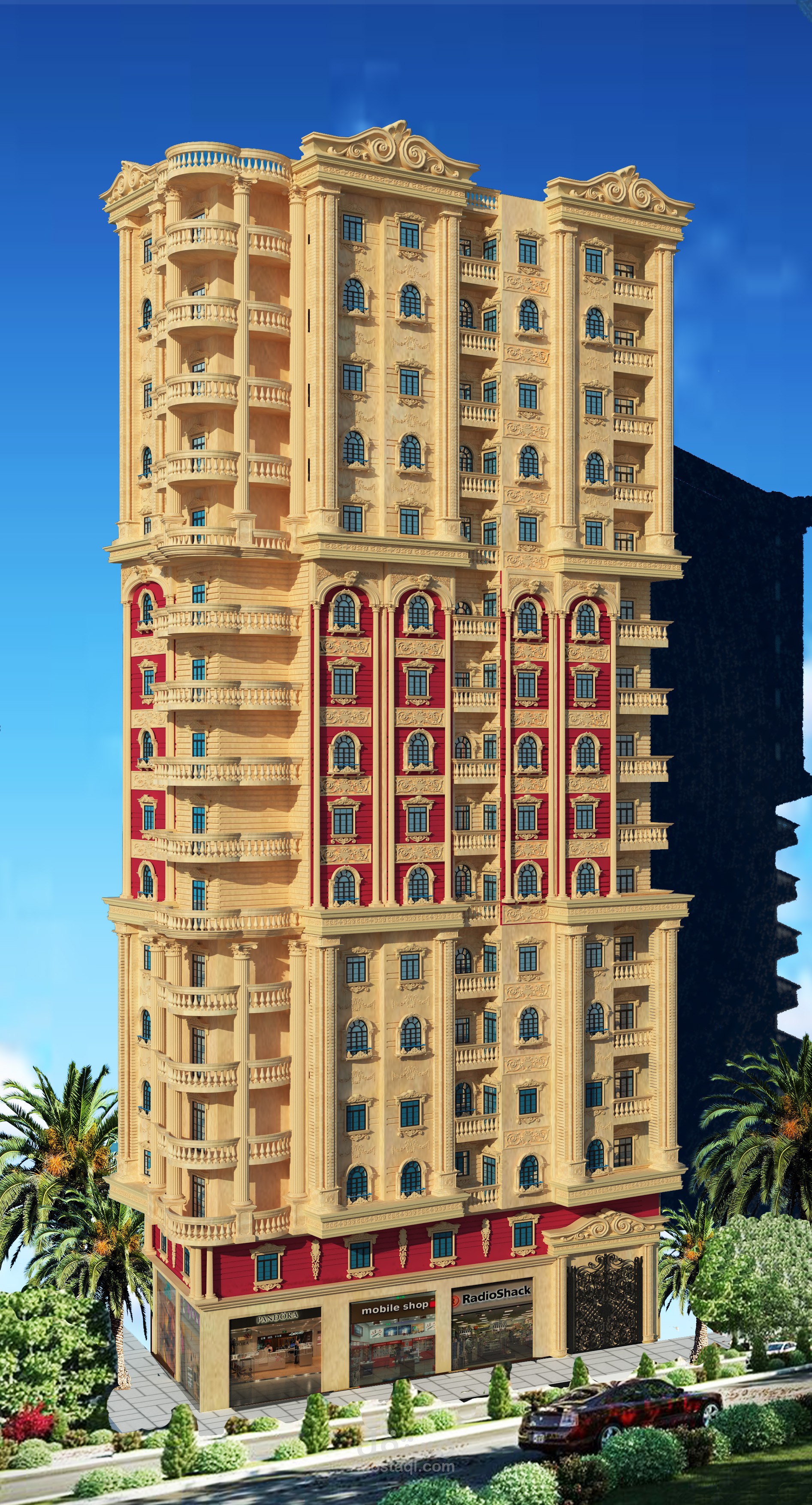 تصميم واجهه كلاسيك