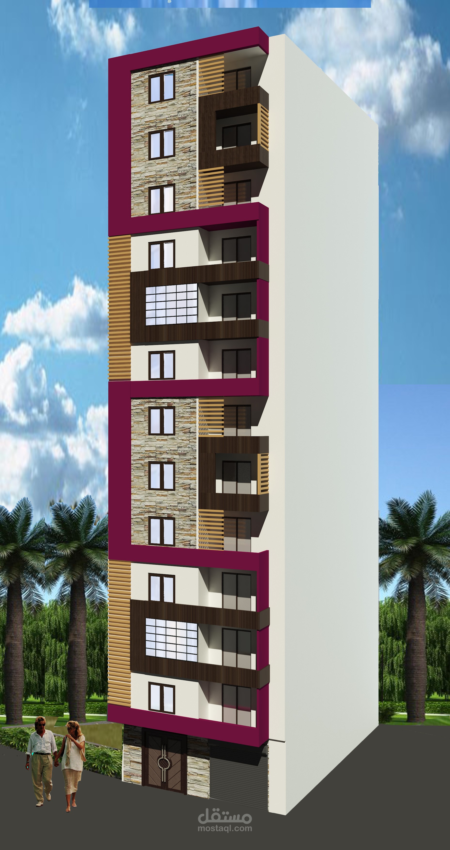 تصميم واجهه مودرن