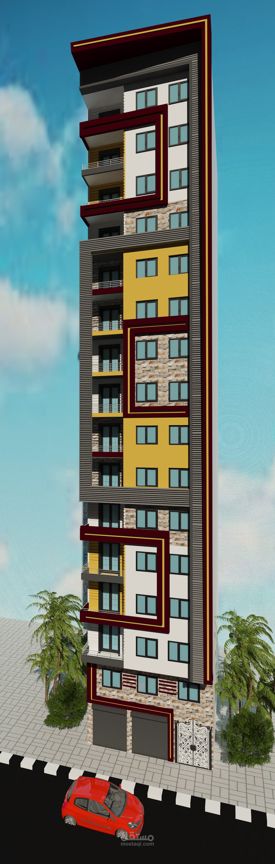 تصميم واجهه مودرن