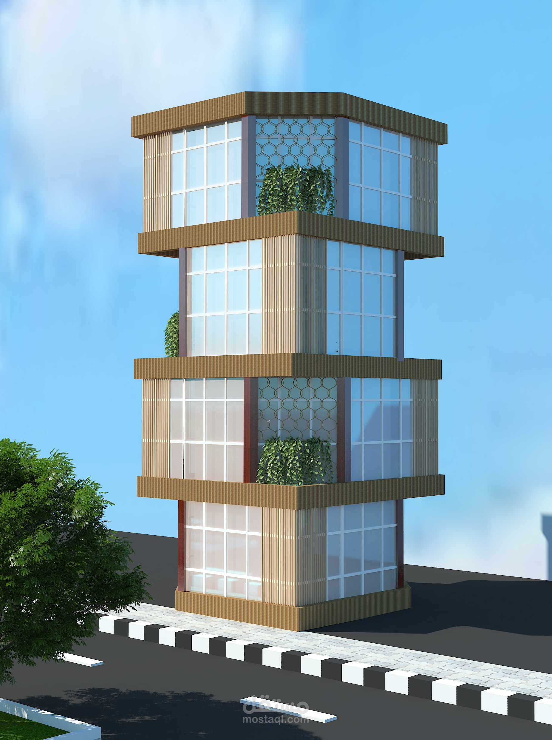 تصميم واجهه مودرن