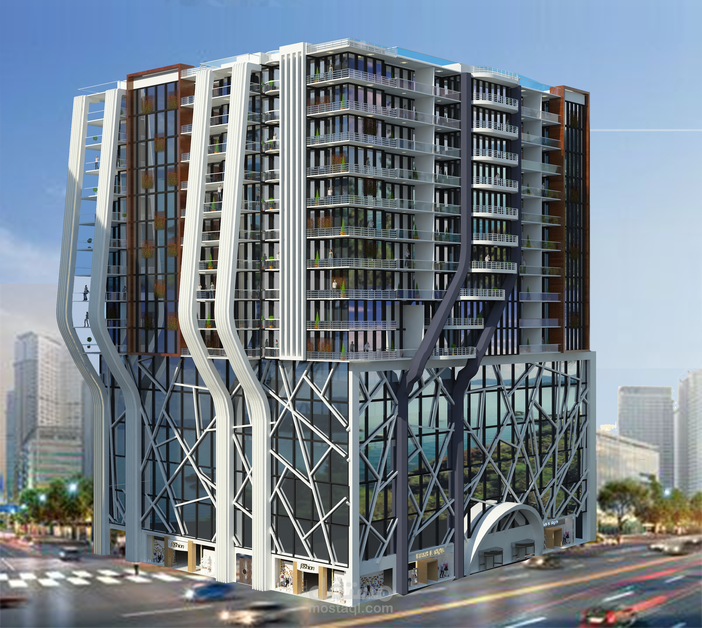 فيديو لواجهه مودرن