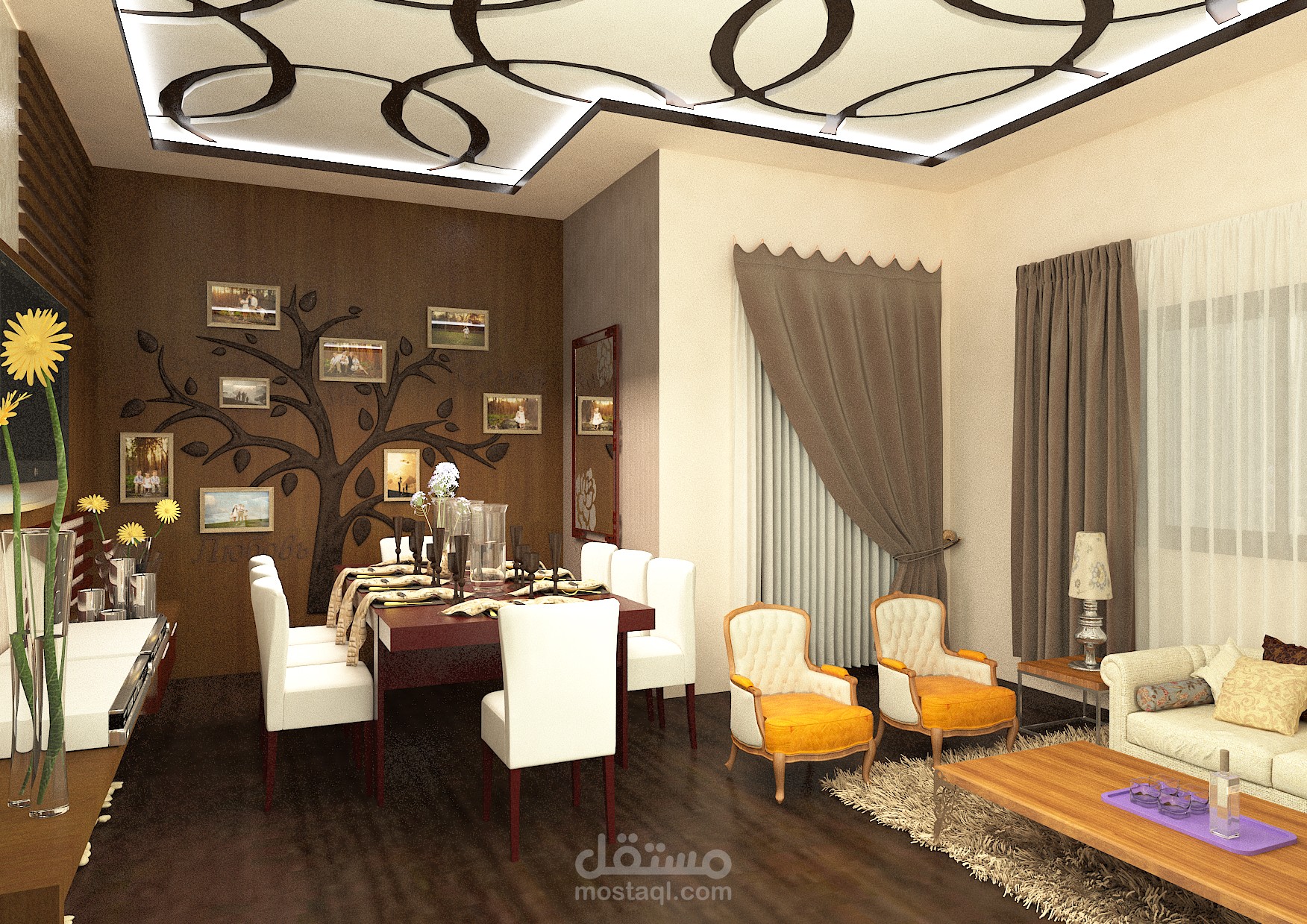 تصميم ريسبشن مودرن