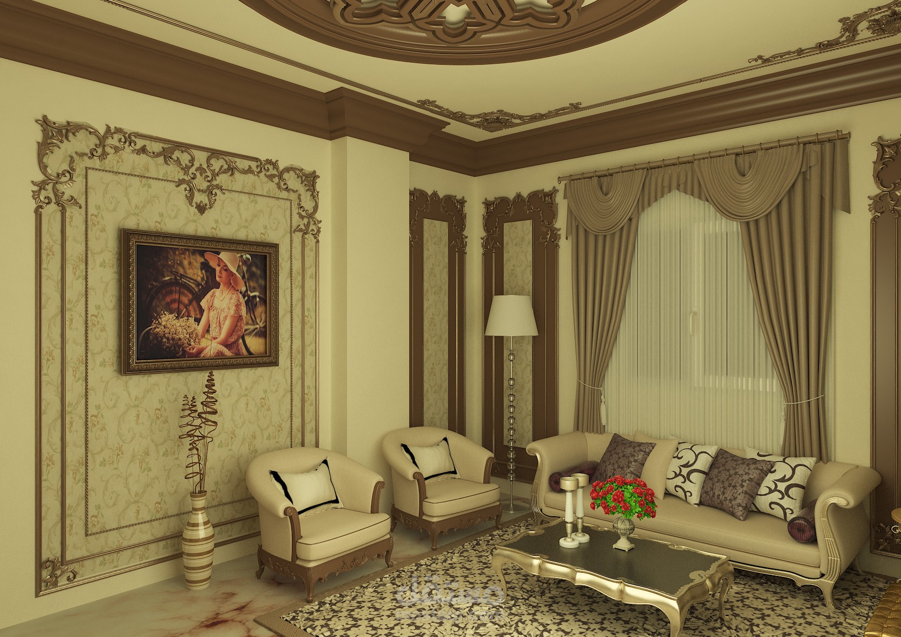 تصميم ريسبشن كلاسيك