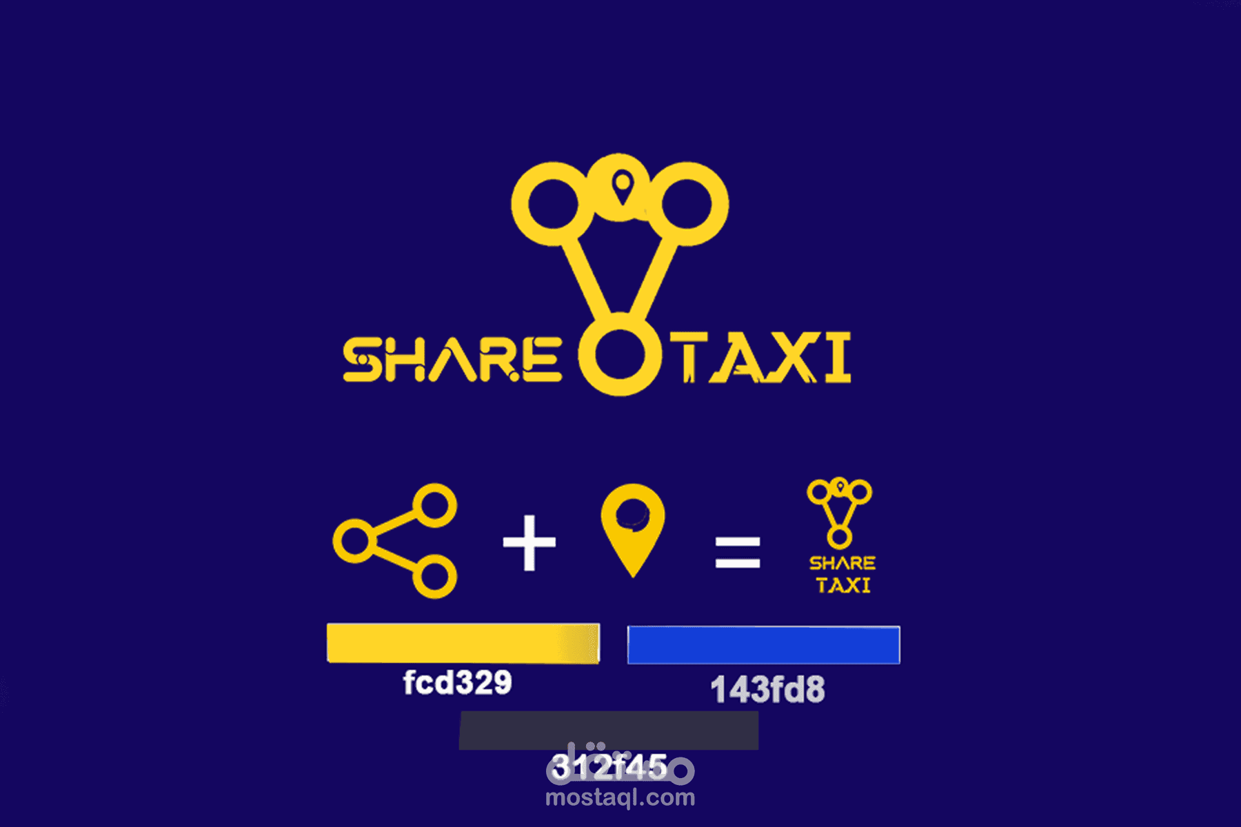 تصميم لوجو ابلكيشن تاكسي