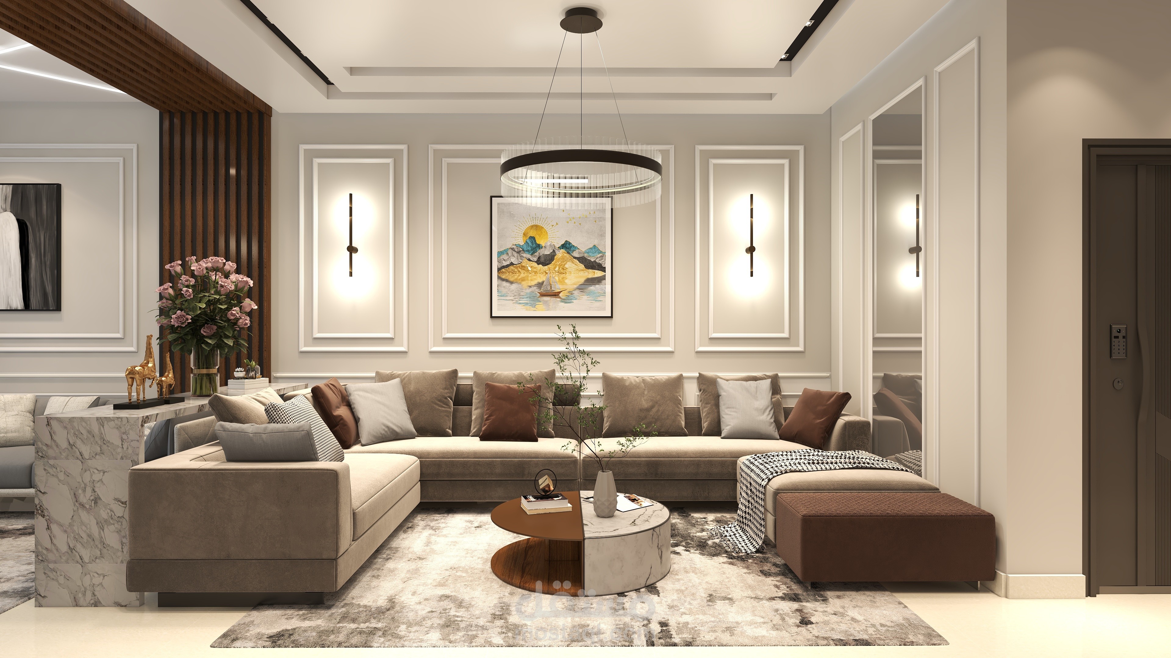 تصميم شقة مدينتى