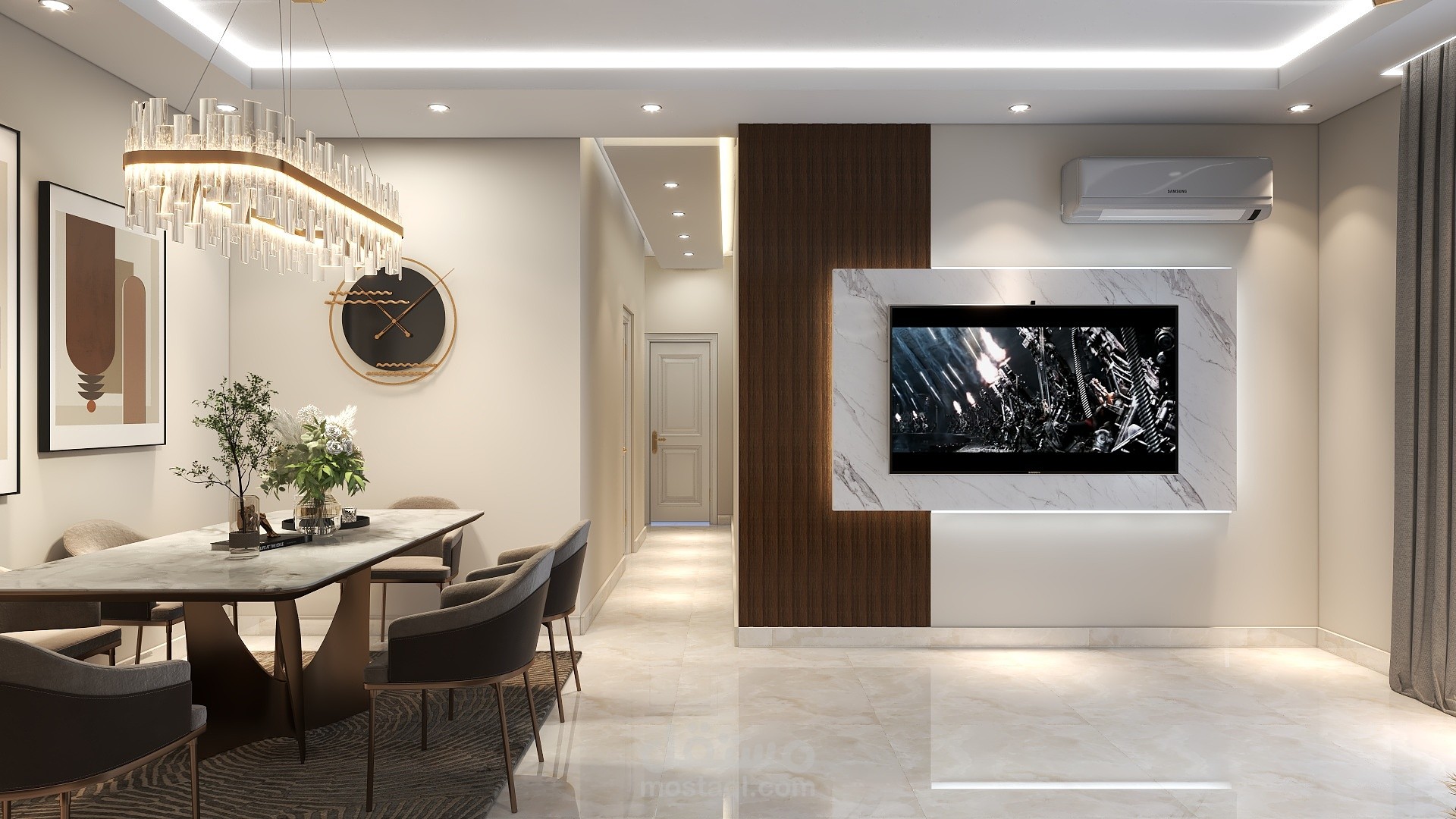 تصميم غرفة المعيشة مودرن