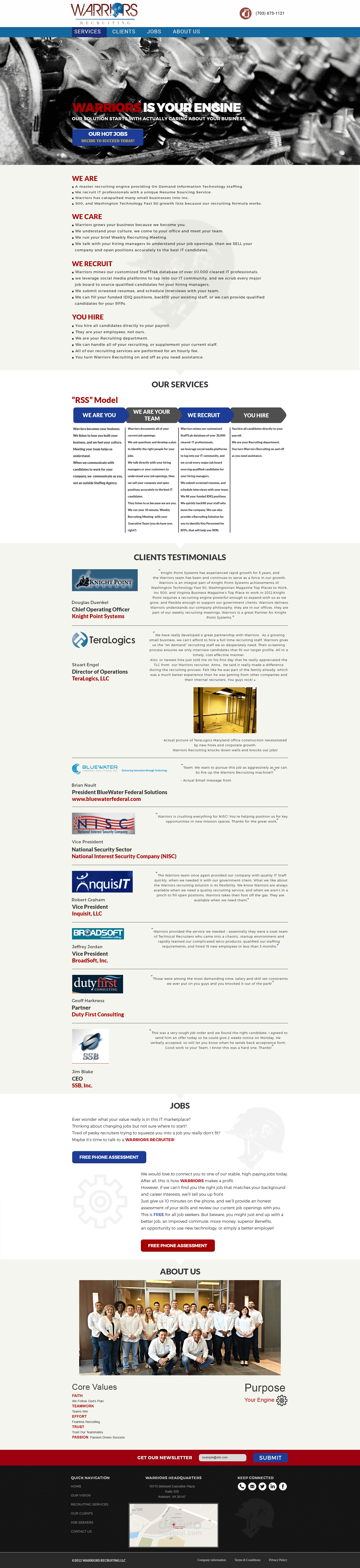 Warrior Recruiting company