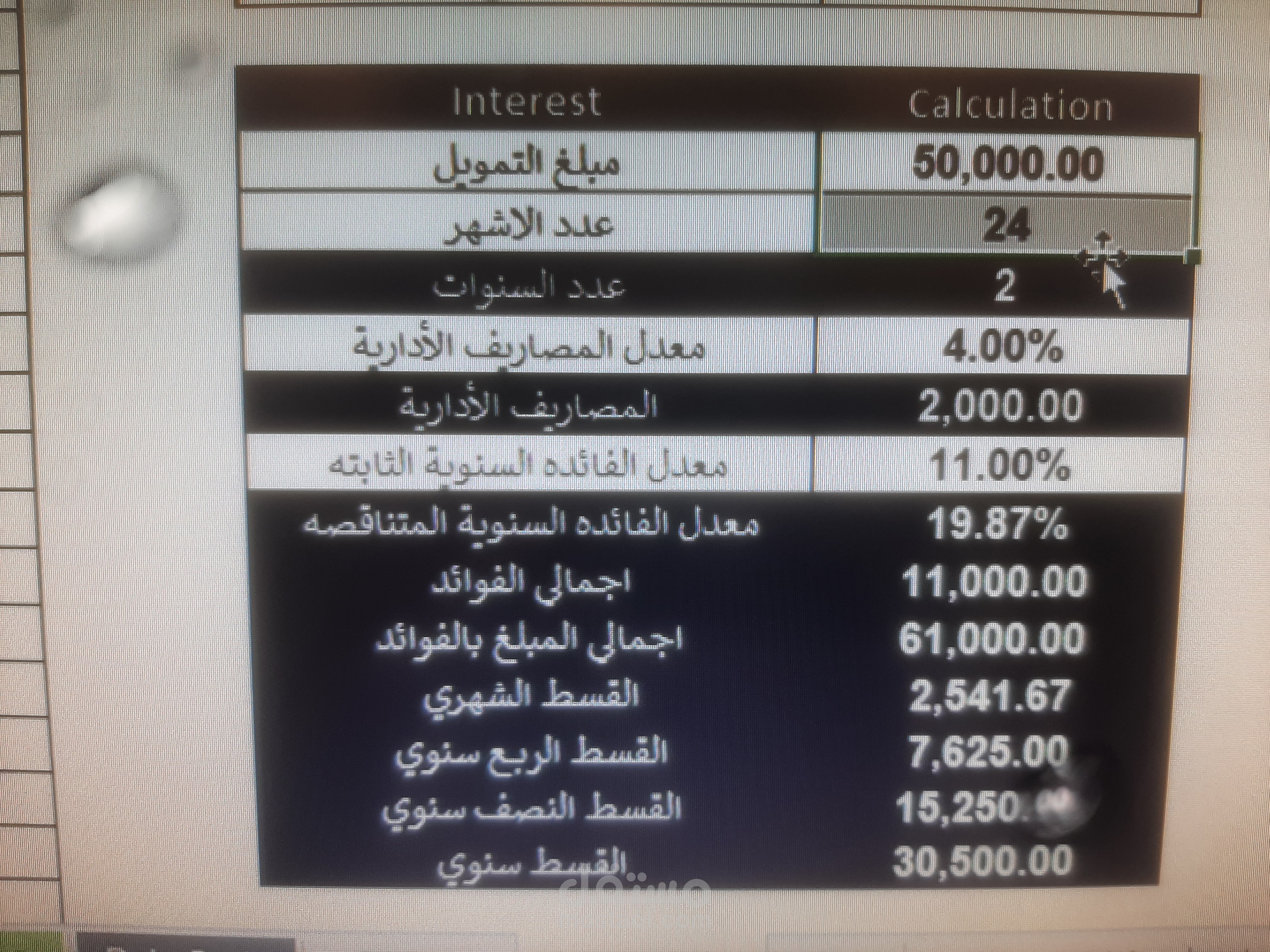تحويل الفايده من ثابته الي متغيره