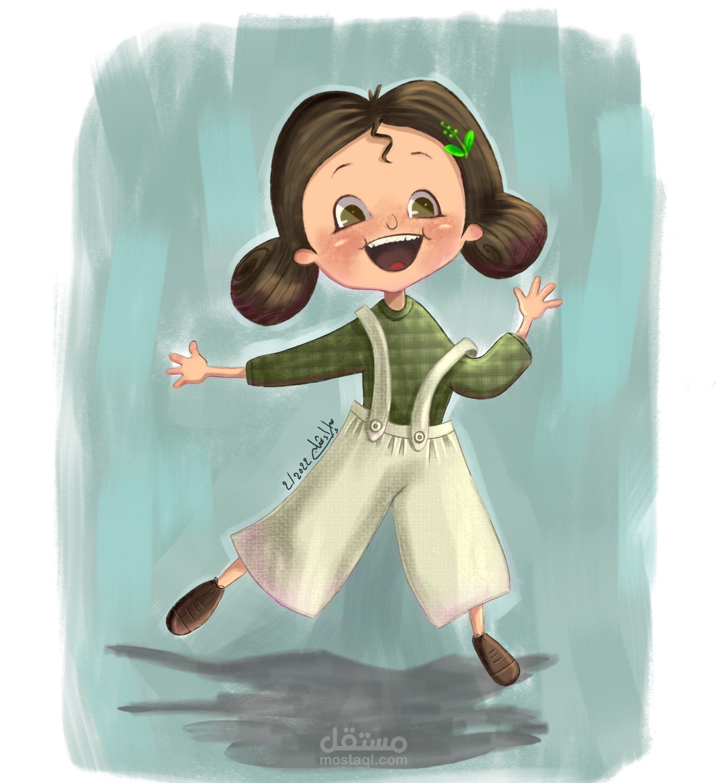 تصميم شخصية كرتونية