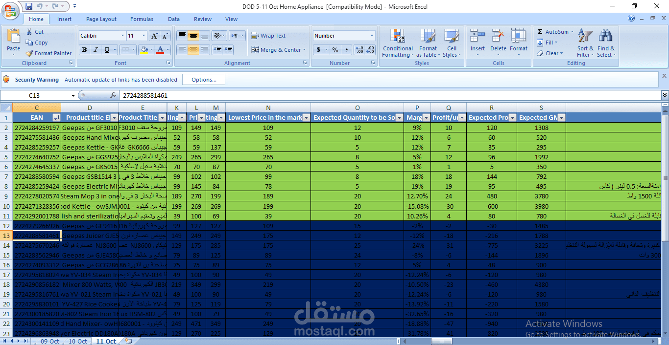 ادخال البيانات على شبكة الانترنت