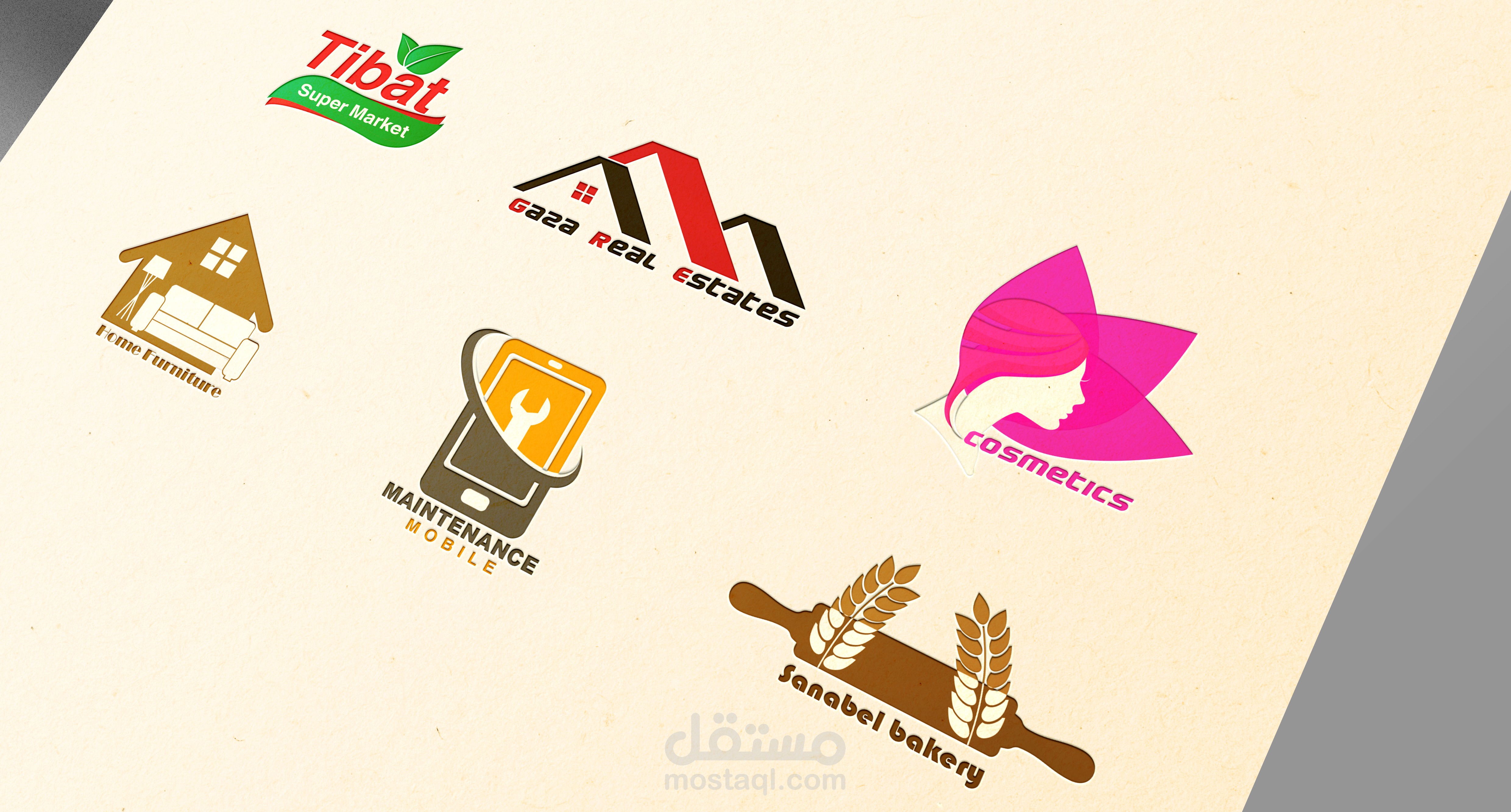 تصميم مجموعة شعارات