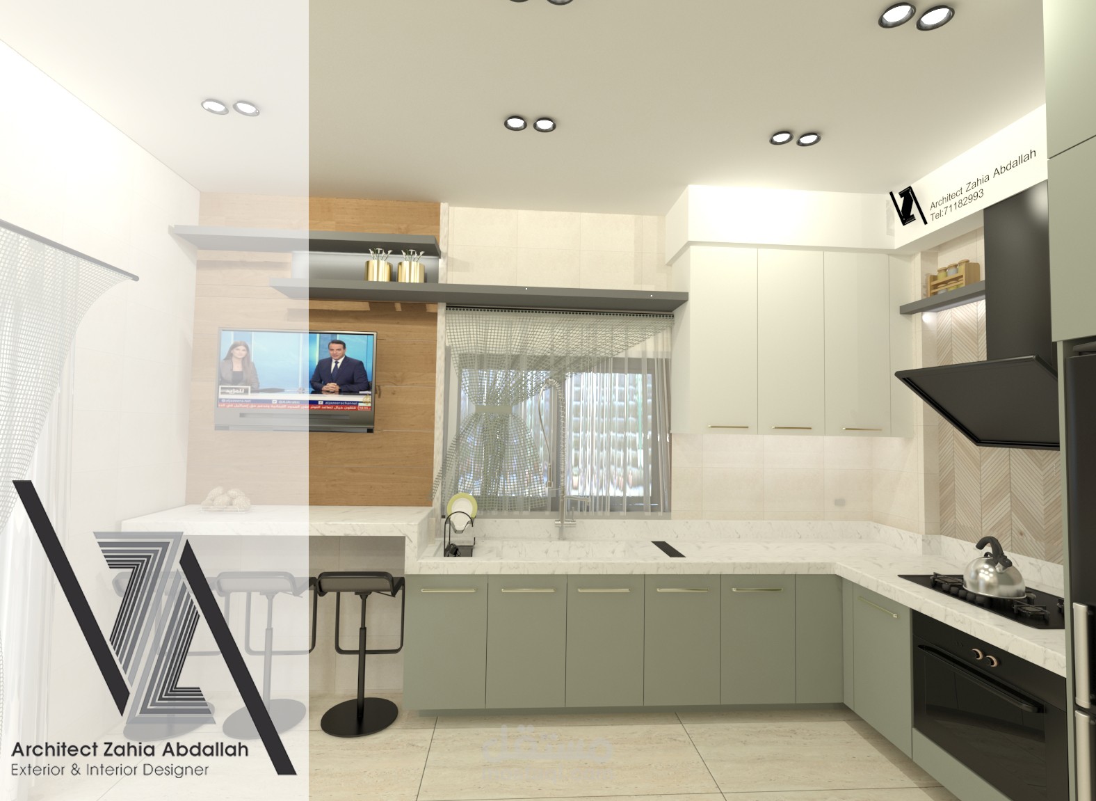 Youth Natural mixed Theme تصميم داخلي لمنزل في الأرياف الساحلية اللبنانية