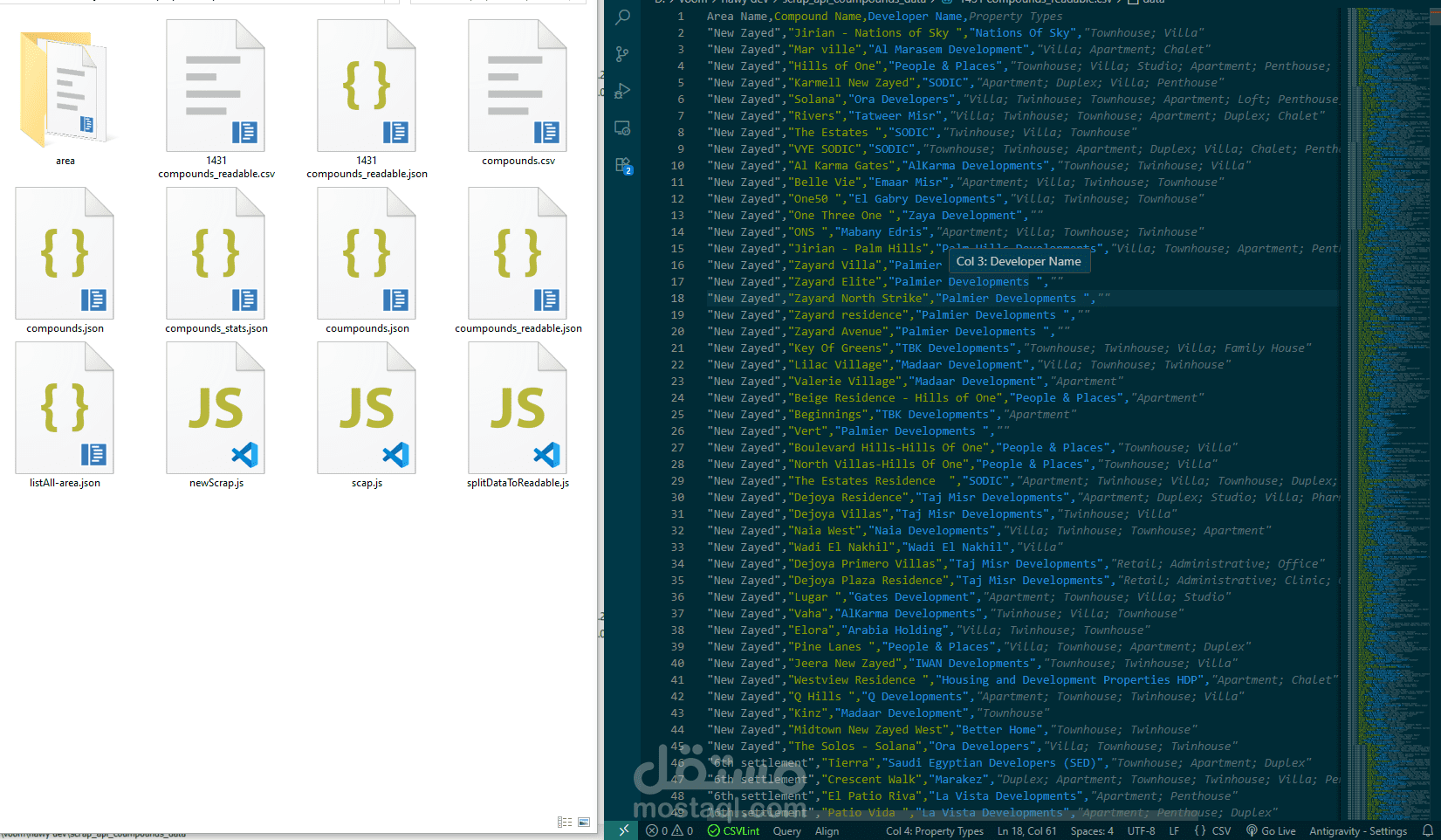 Real Estate Data Scraper (1434+ Listings)
