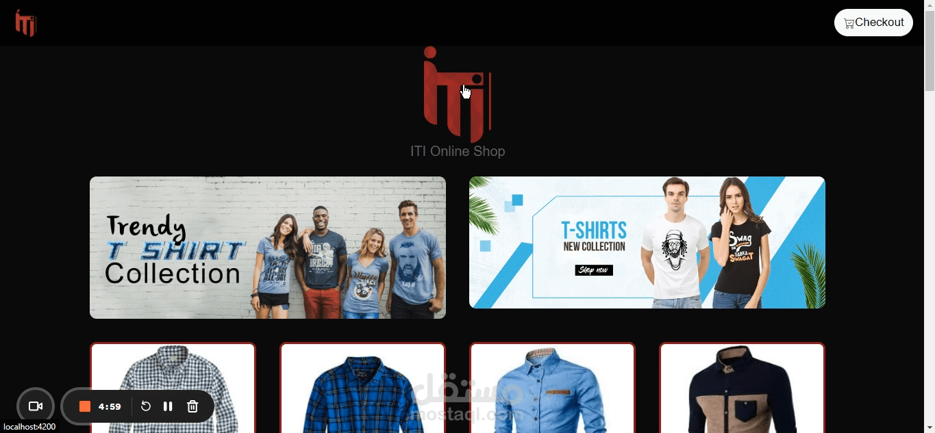 ITI Online Store with Angular.js