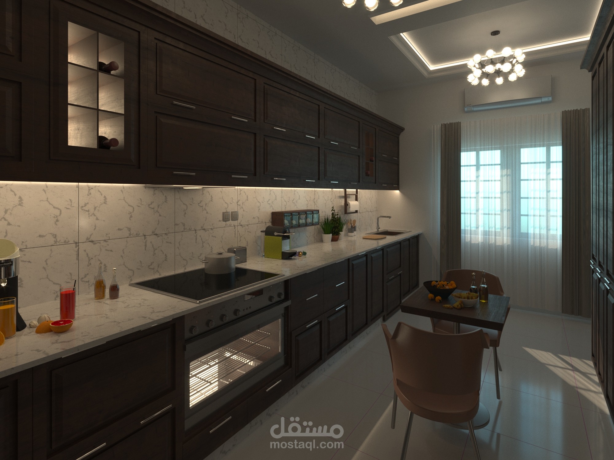 تصميم مطبخ كلاسيكي