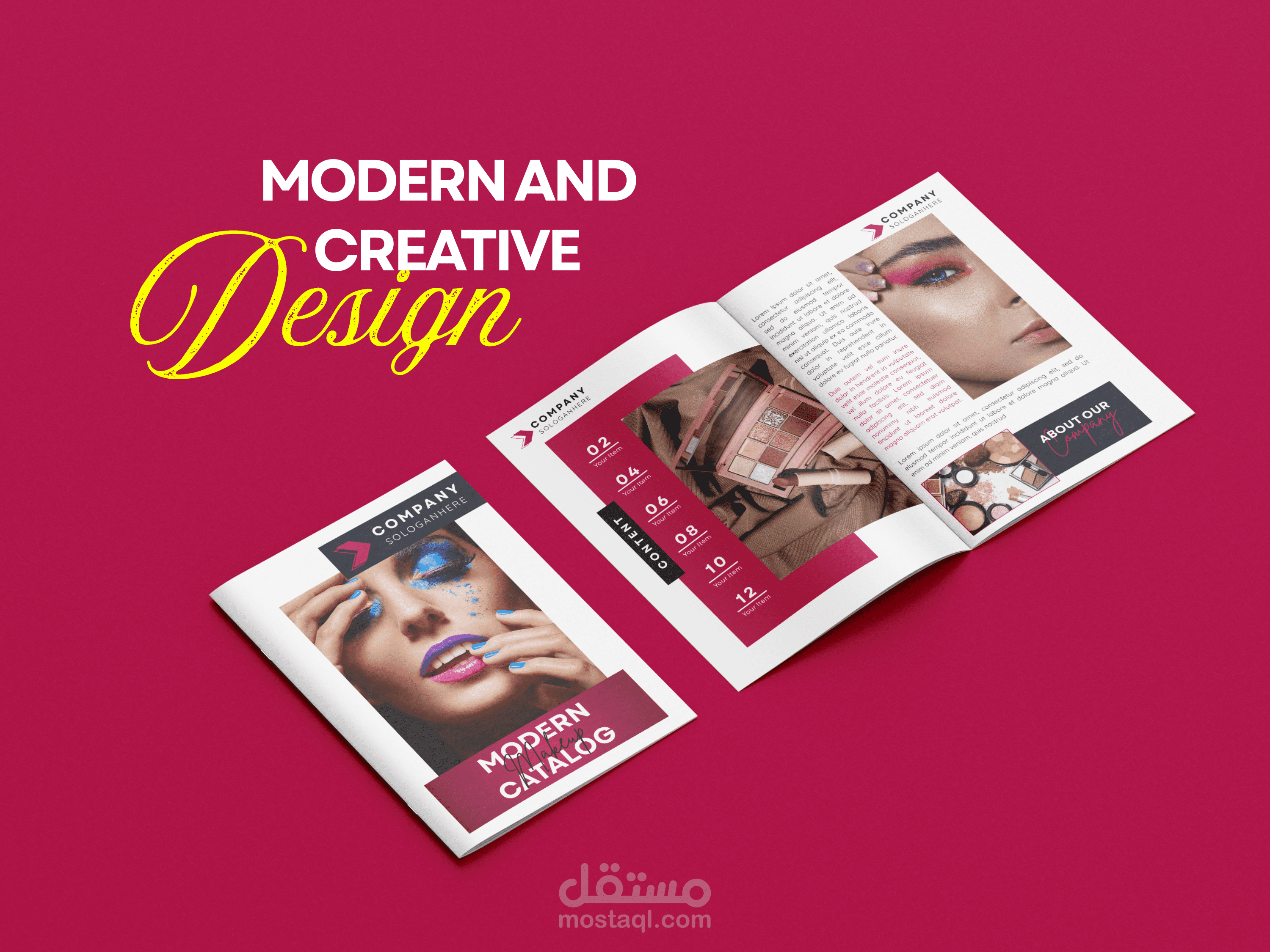 كتالوج تجميل عصري | Modern Makeup Catalog