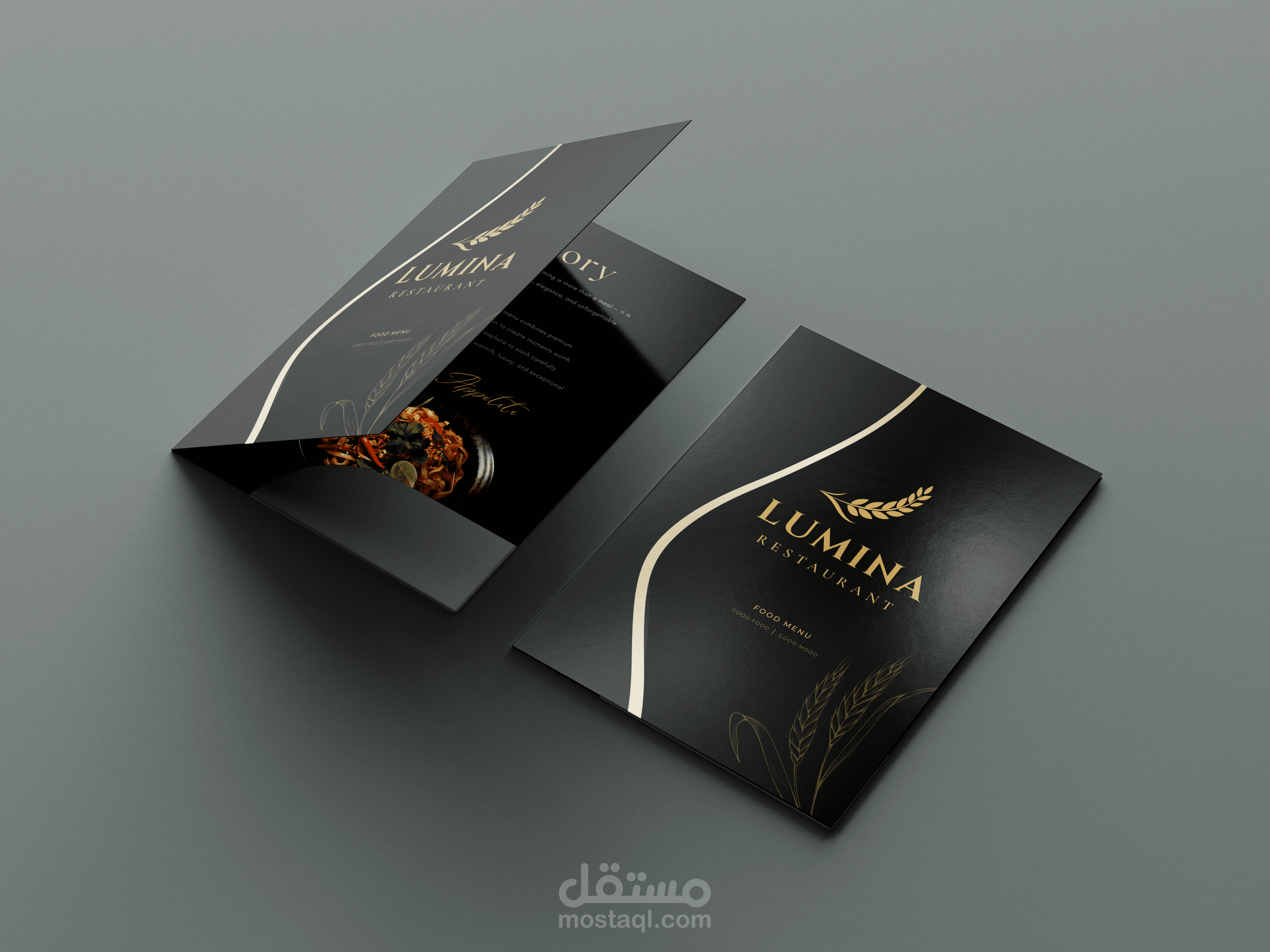 Lumina Restaurant — Premium Menu Design