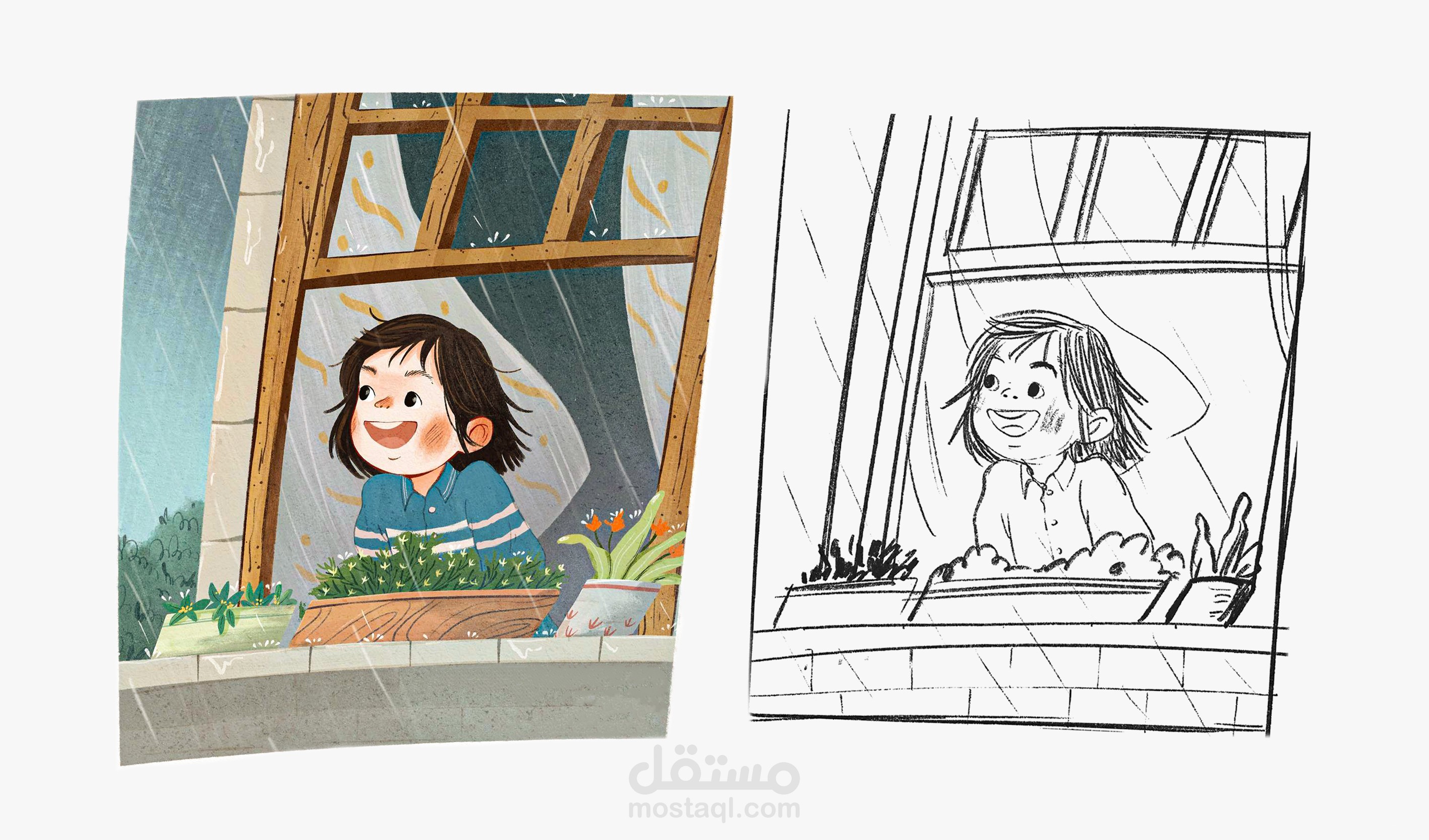 رسم ديجتال وشخصيات كرتونية