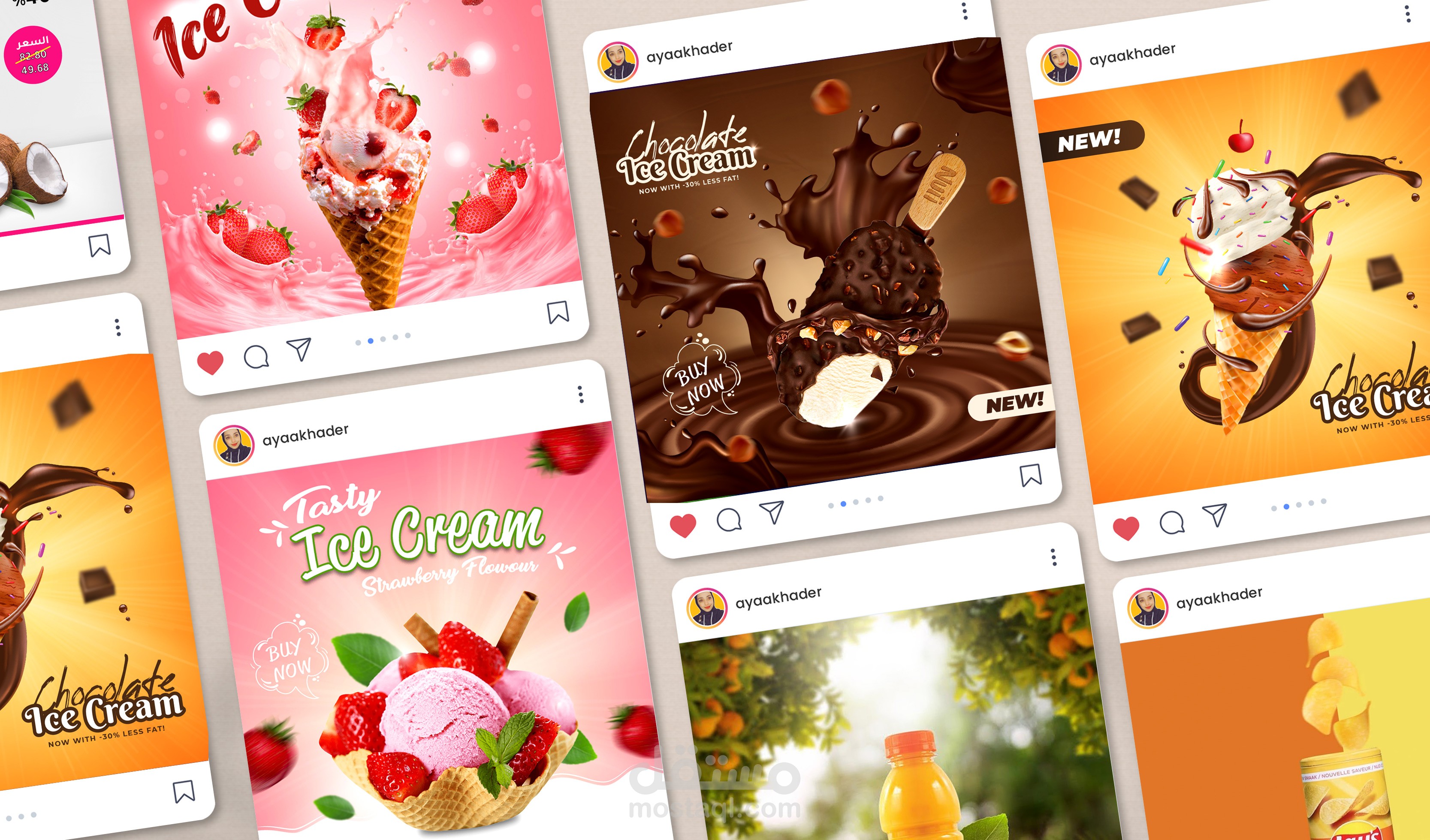 تصاميم إعلانات سوشل ميديا إحترافية
