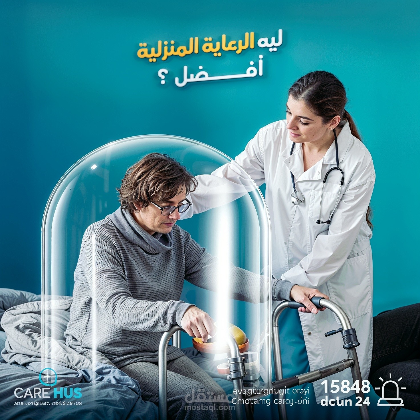 تصميم سوشل ميديا / لشركة كير هاوس