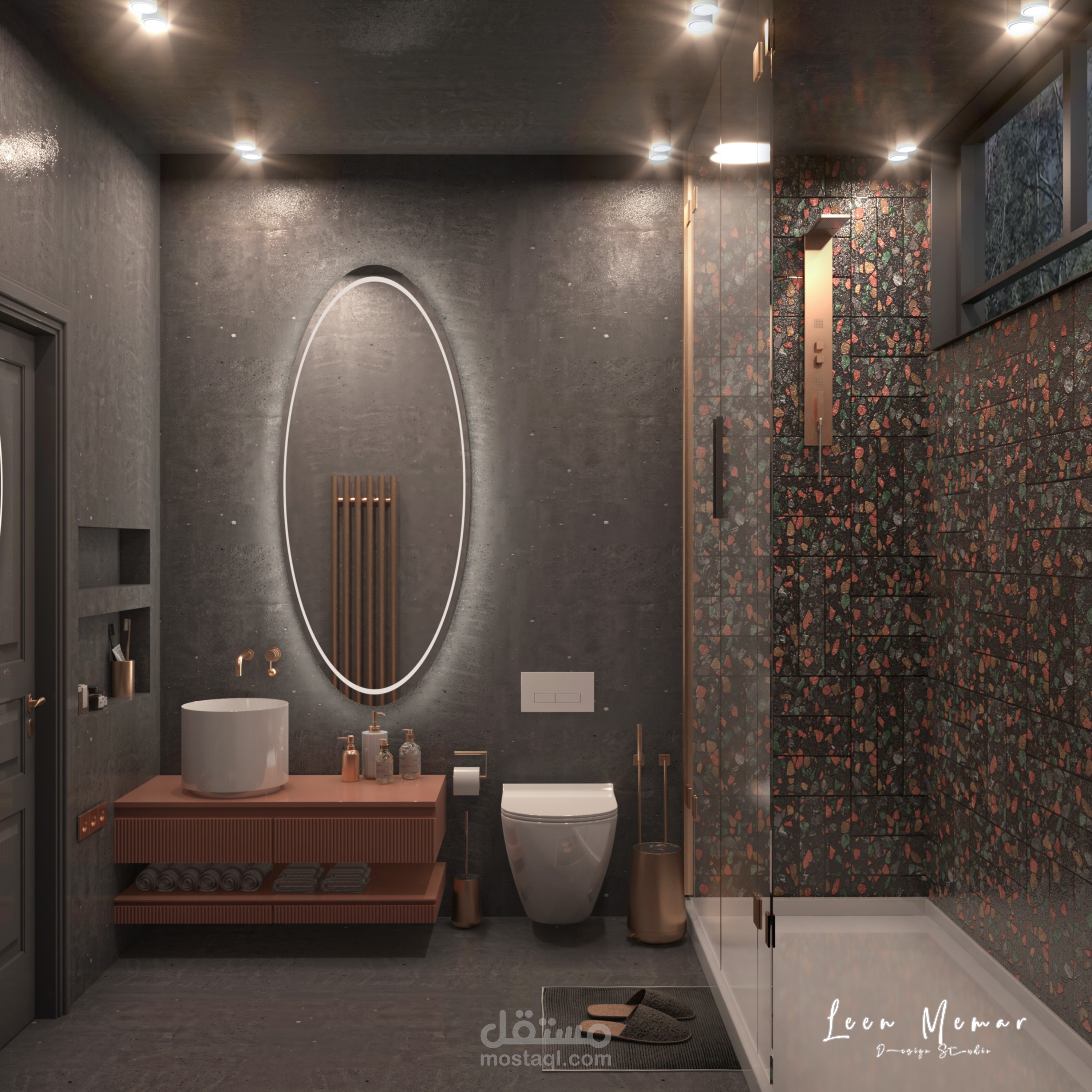 ■ تصميمي لحمام | bathroom | interior design ■