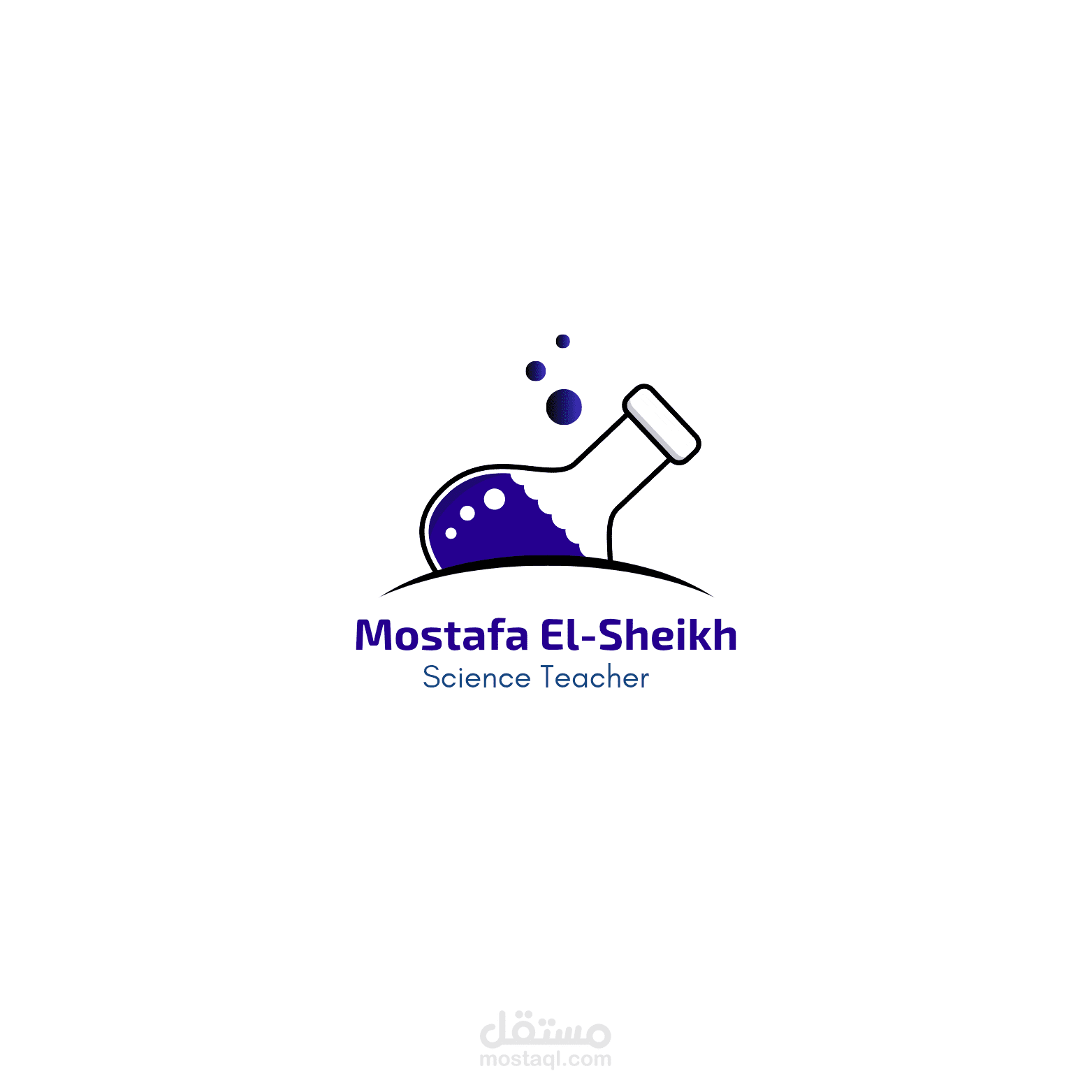 تصميم شعار احترافي في مجال تدريس العلوم